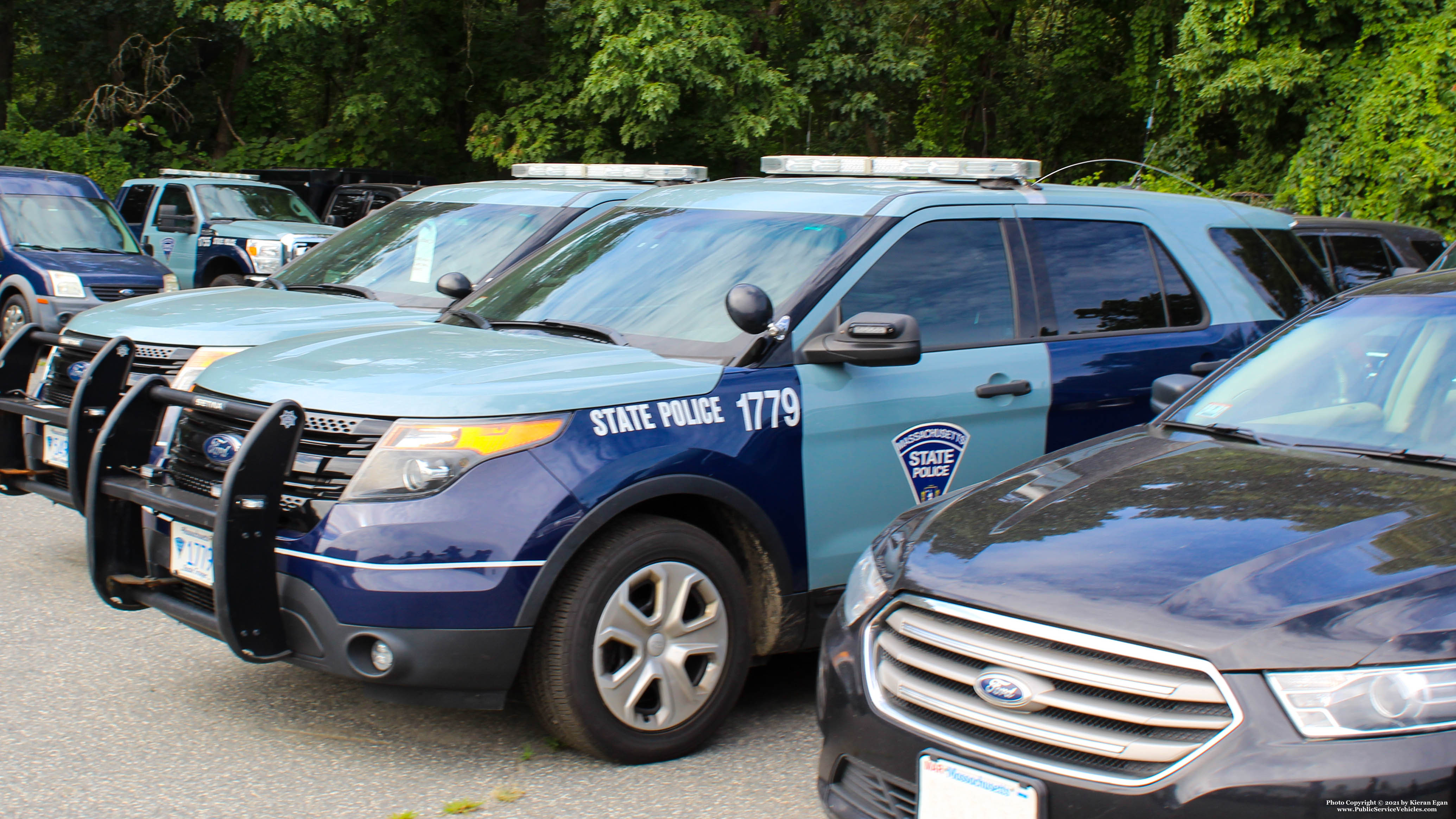 A photo  of Massachusetts State Police
            Cruiser 1779, a 2003-2005 Ford Crown Victoria Police Interceptor             taken by Kieran Egan