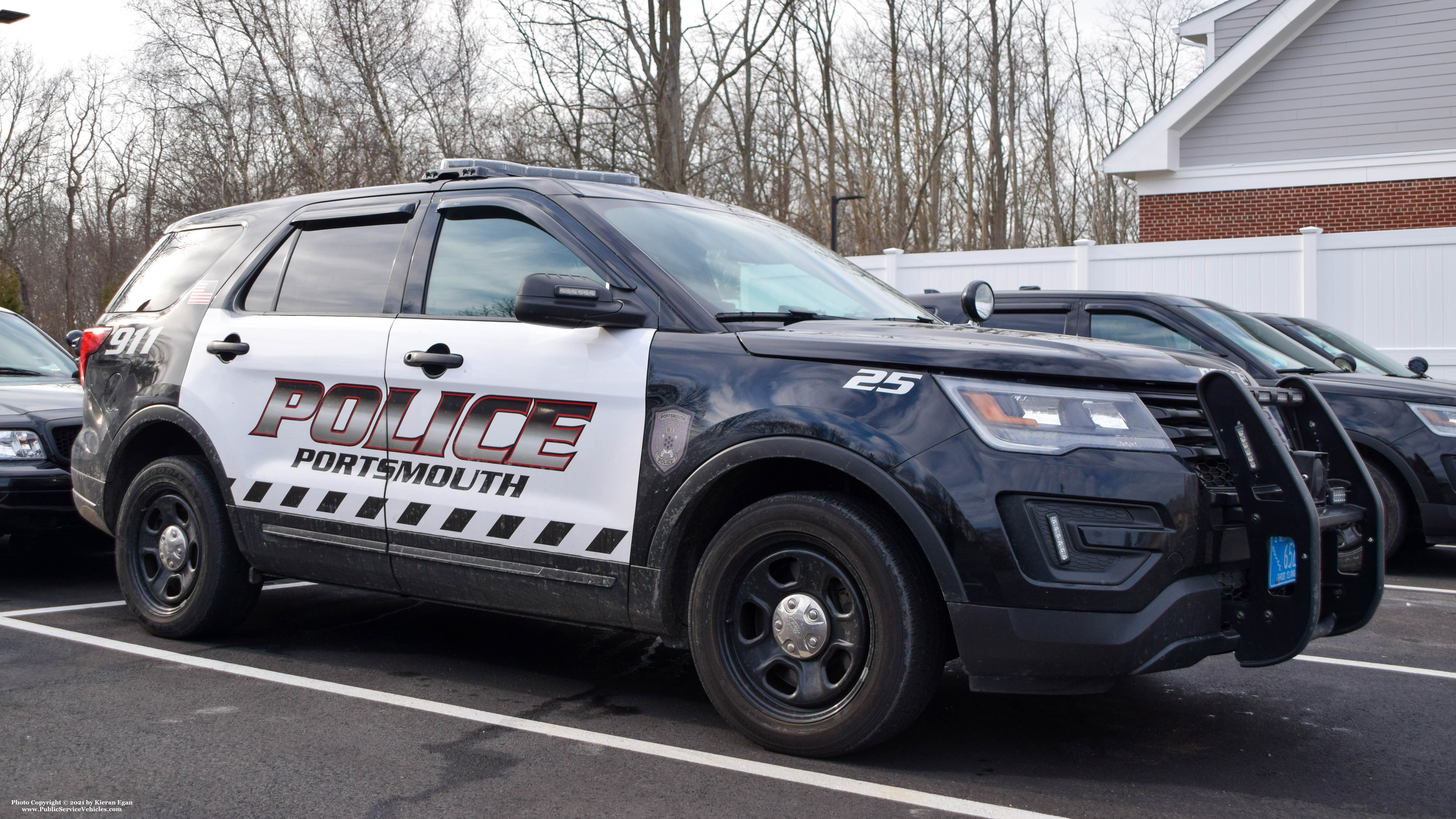 A photo  of Portsmouth Police
            Car 25, a 2019 Ford Police Interceptor Utility             taken by Kieran Egan