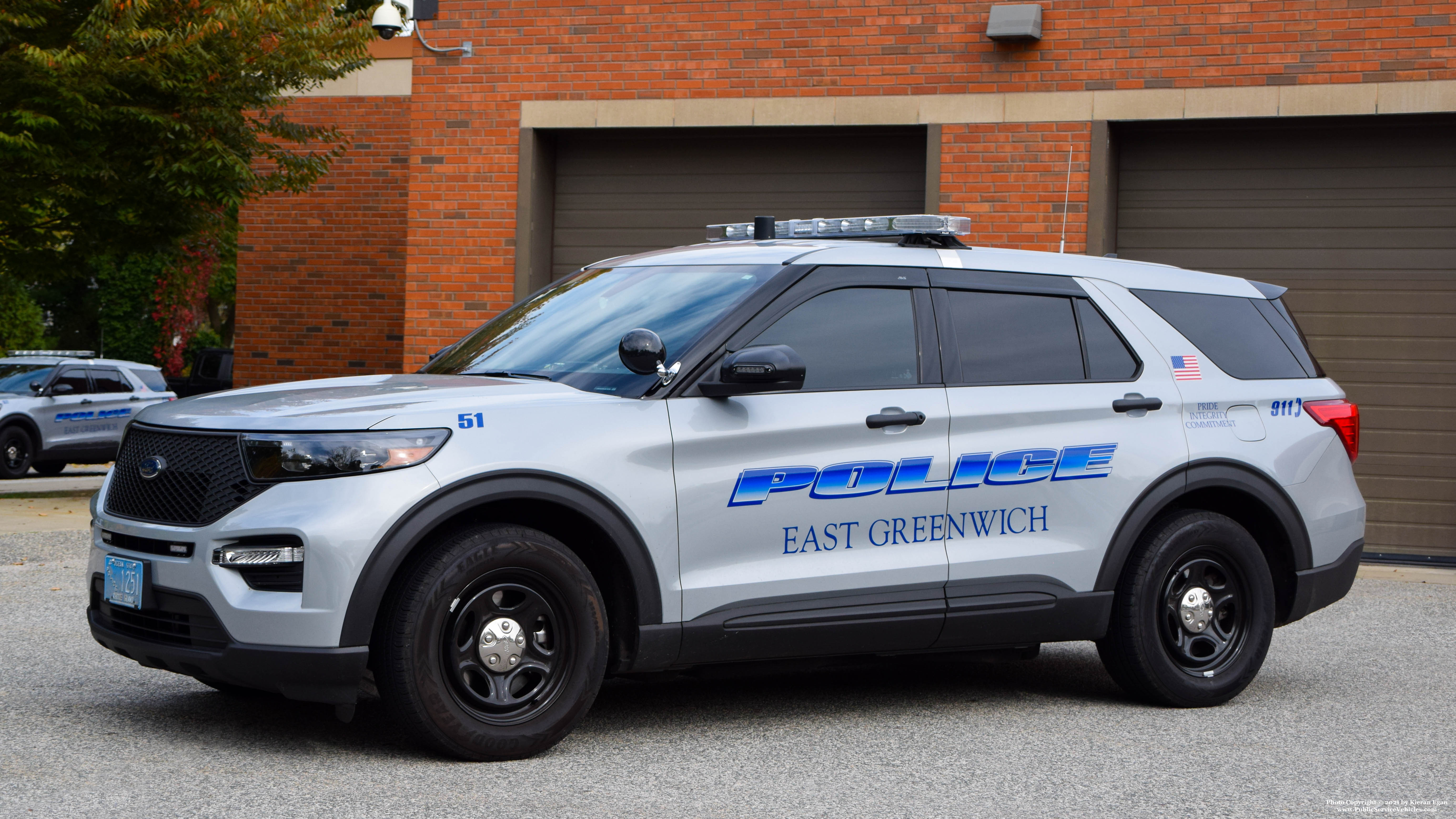 A photo  of East Greenwich Police
            Cruiser 1251, a 2020 Ford Police Interceptor Utility/2020 Ford Police Interceptor Utility             taken by Kieran Egan