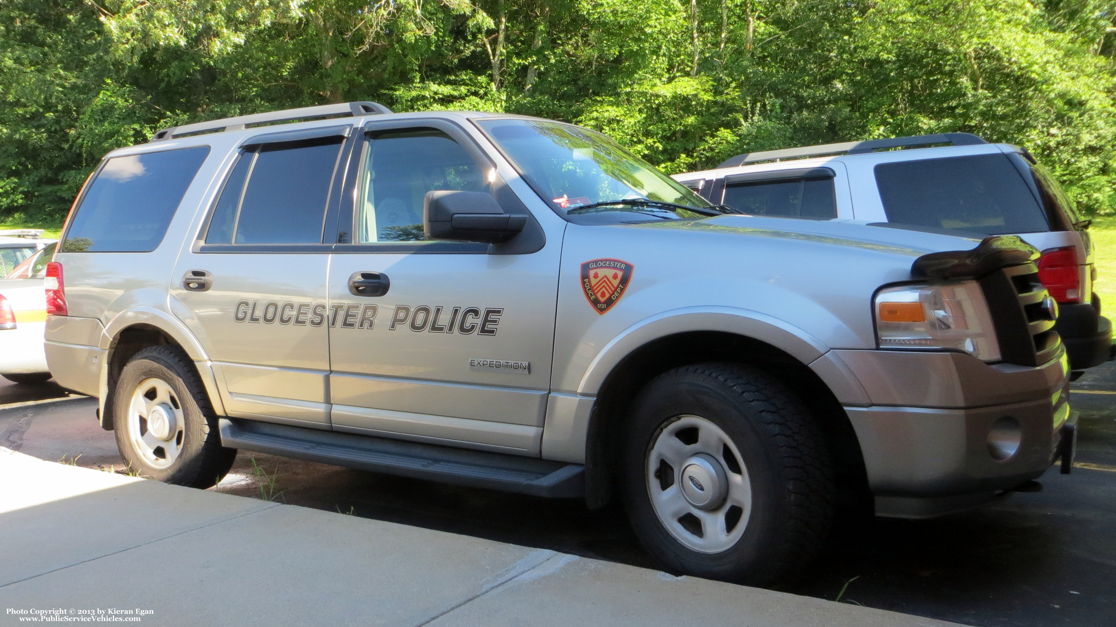 A photo  of Glocester Police
            Cruiser 525, a 2007-2013 Ford Expedition             taken by Kieran Egan