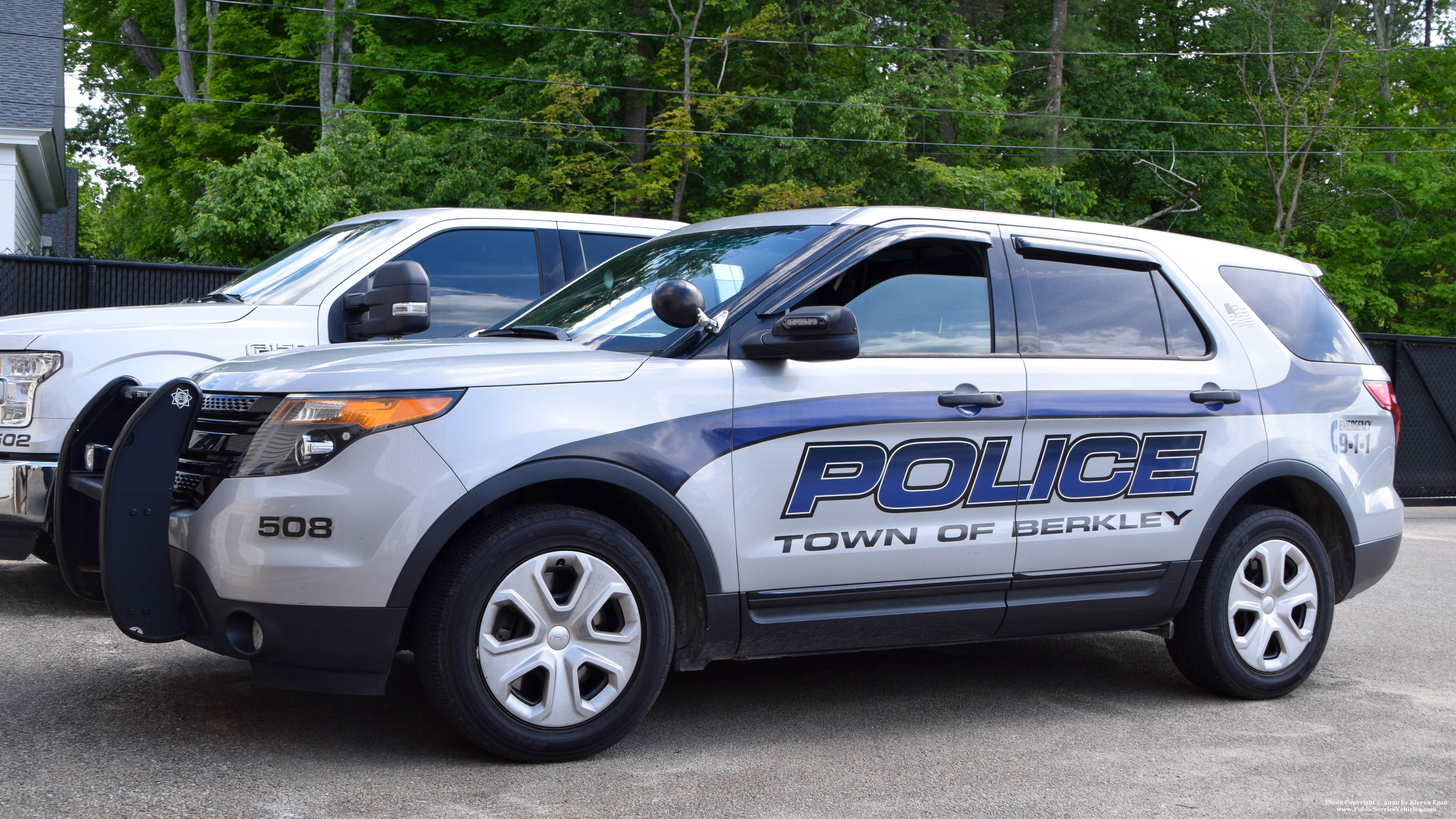A photo  of Berkley Police
            Cruiser 508, a 2013 Ford Police Interceptor Utility             taken by Kieran Egan