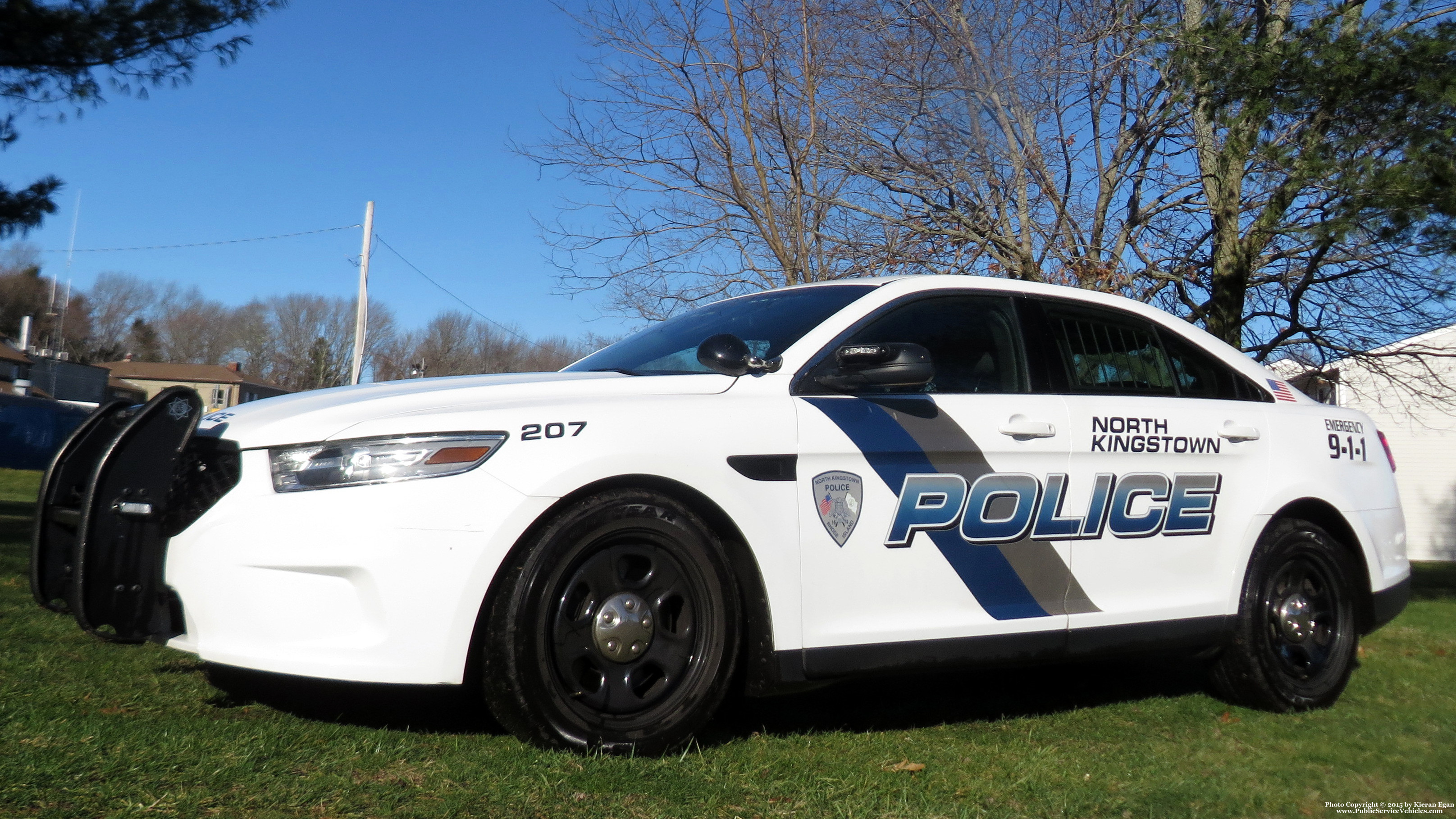 A photo  of North Kingstown Police
            Cruiser 207, a 2014 Ford Police Interceptor Sedan             taken by Kieran Egan