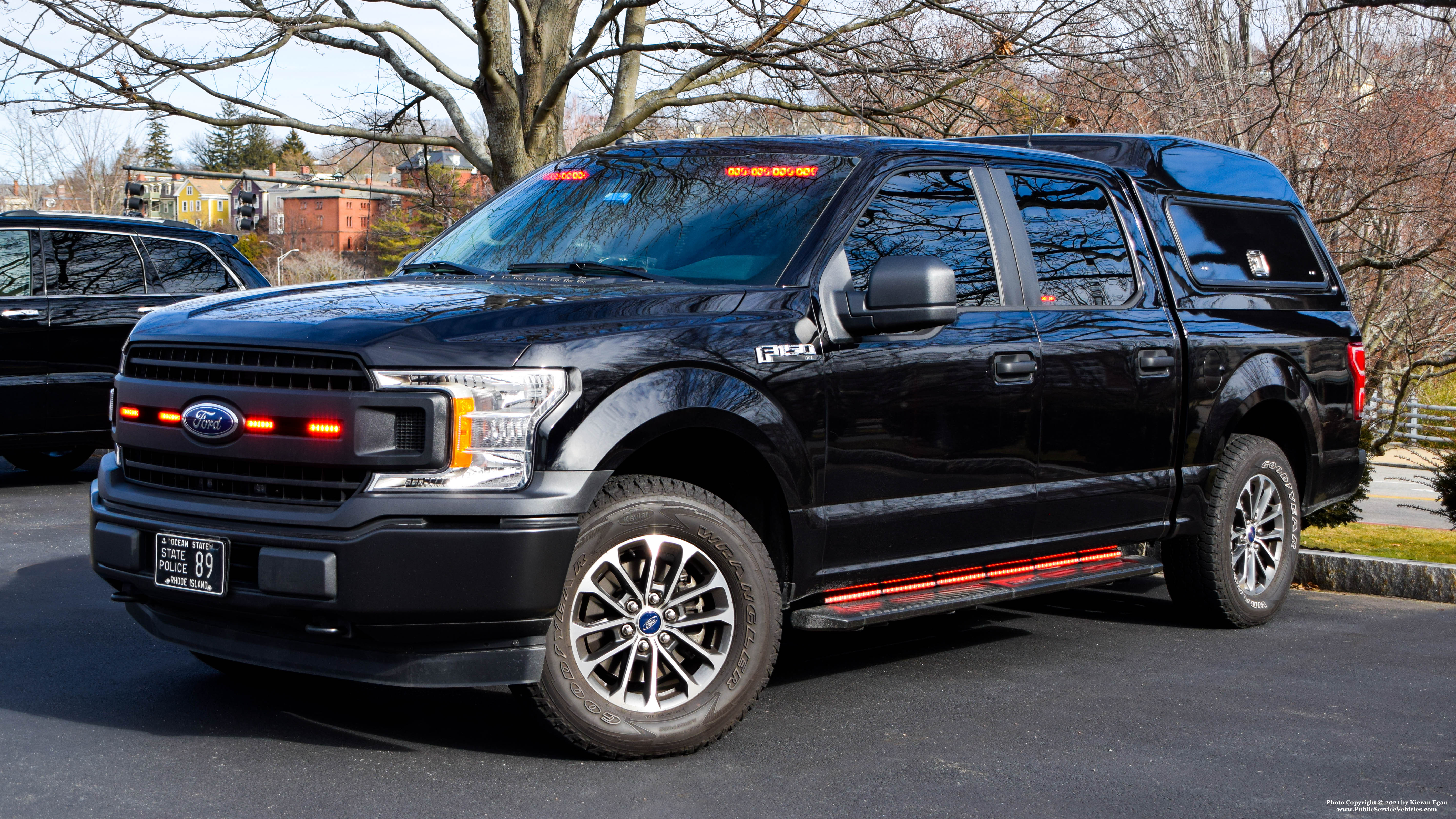 A photo  of Rhode Island State Police
            Cruiser 89, a 2019 Ford F-150 Crew Cab             taken by Kieran Egan