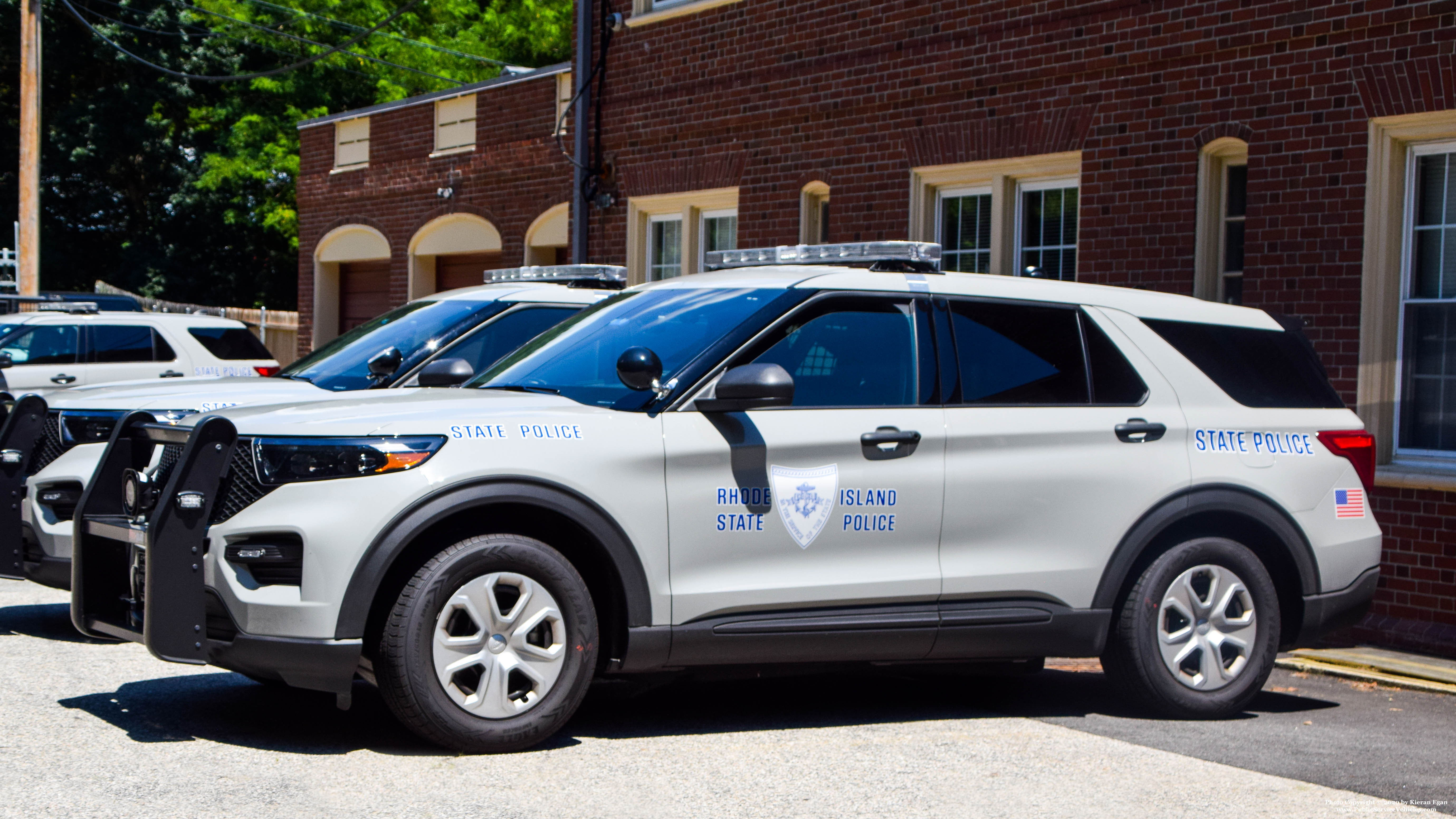 A photo  of Rhode Island State Police
            Cruiser 179, a 2020 Ford Police Interceptor Utility             taken by Kieran Egan