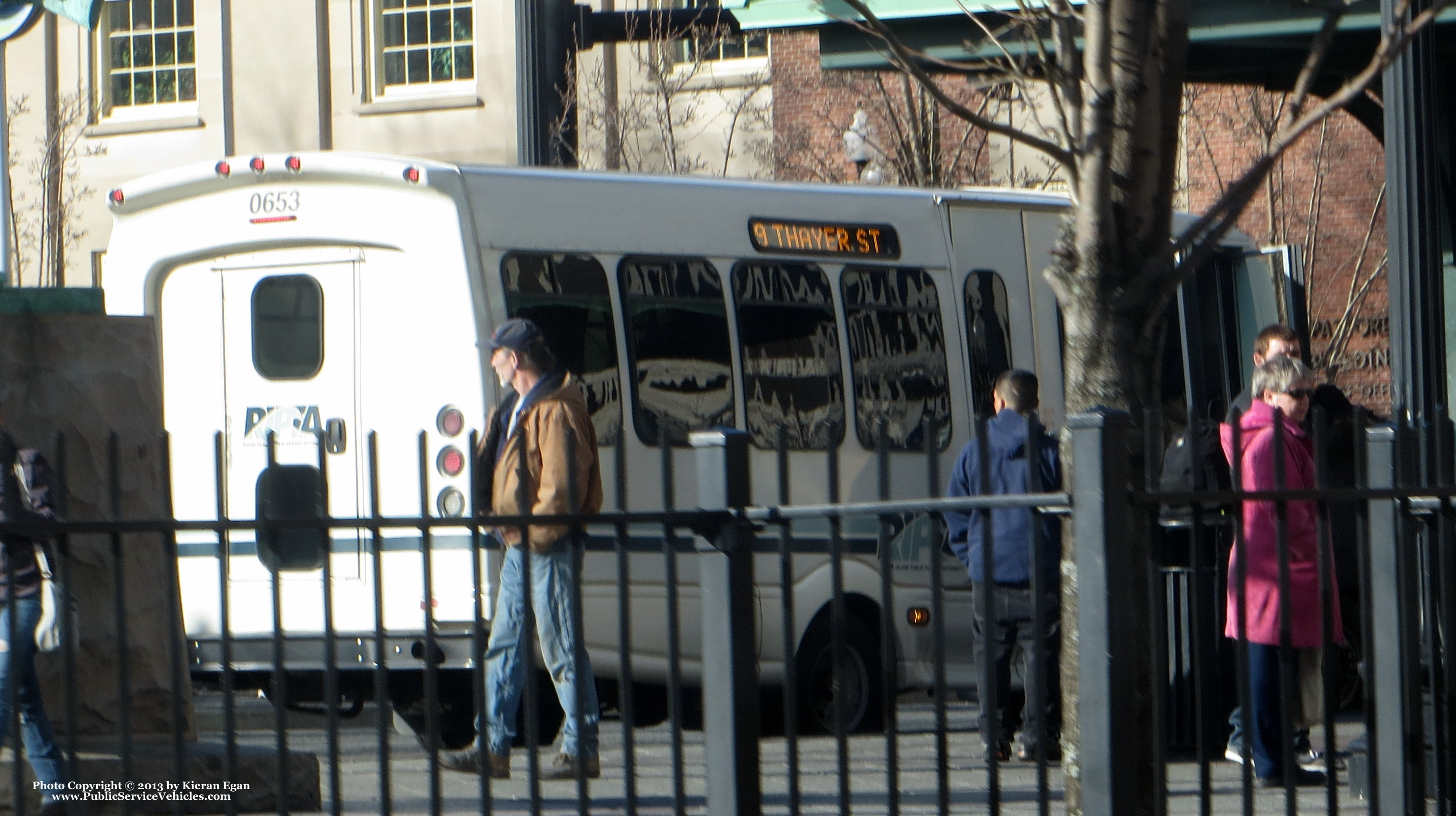 A photo  of Rhode Island Public Transit Authority
            Flex Van 0653, a 2006 Ford E-450 Bus             taken by Kieran Egan