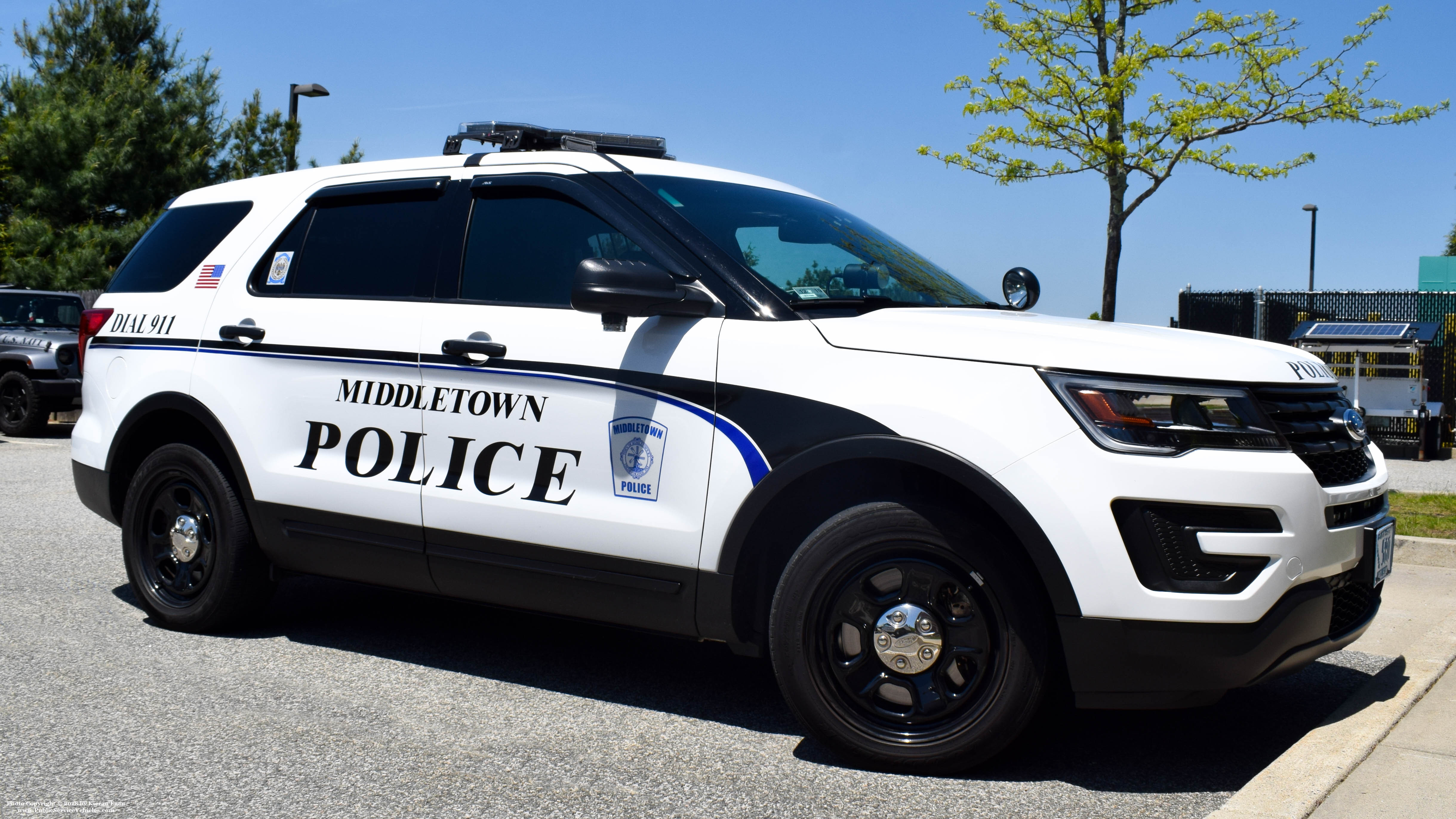 A photo  of Middletown Police
            Cruiser 580, a 2017 Ford Police Interceptor Utility             taken by Kieran Egan