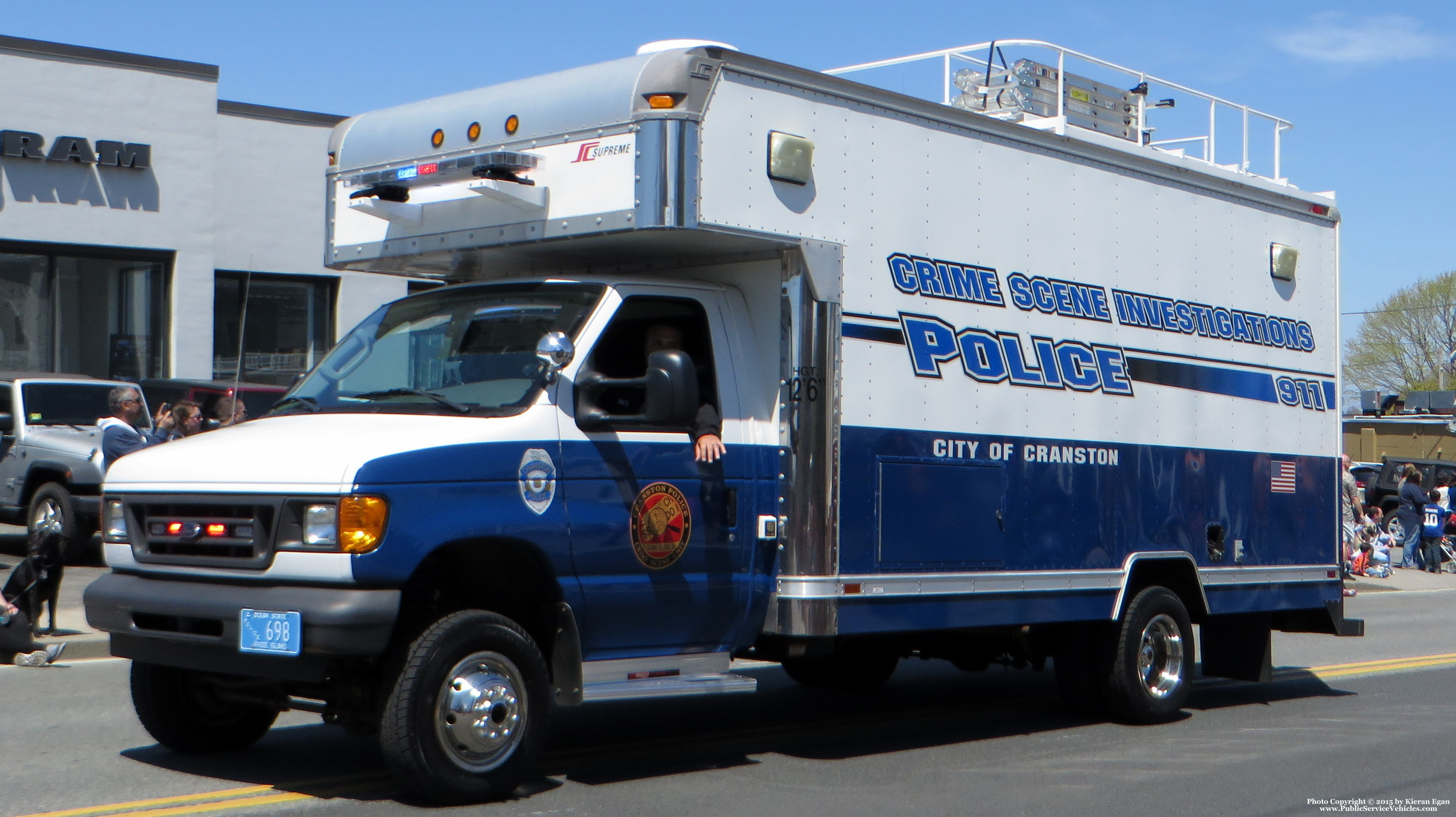 A photo  of Cranston Police
            Crime Scene Unit, a 1990-2006 Ford             taken by Kieran Egan