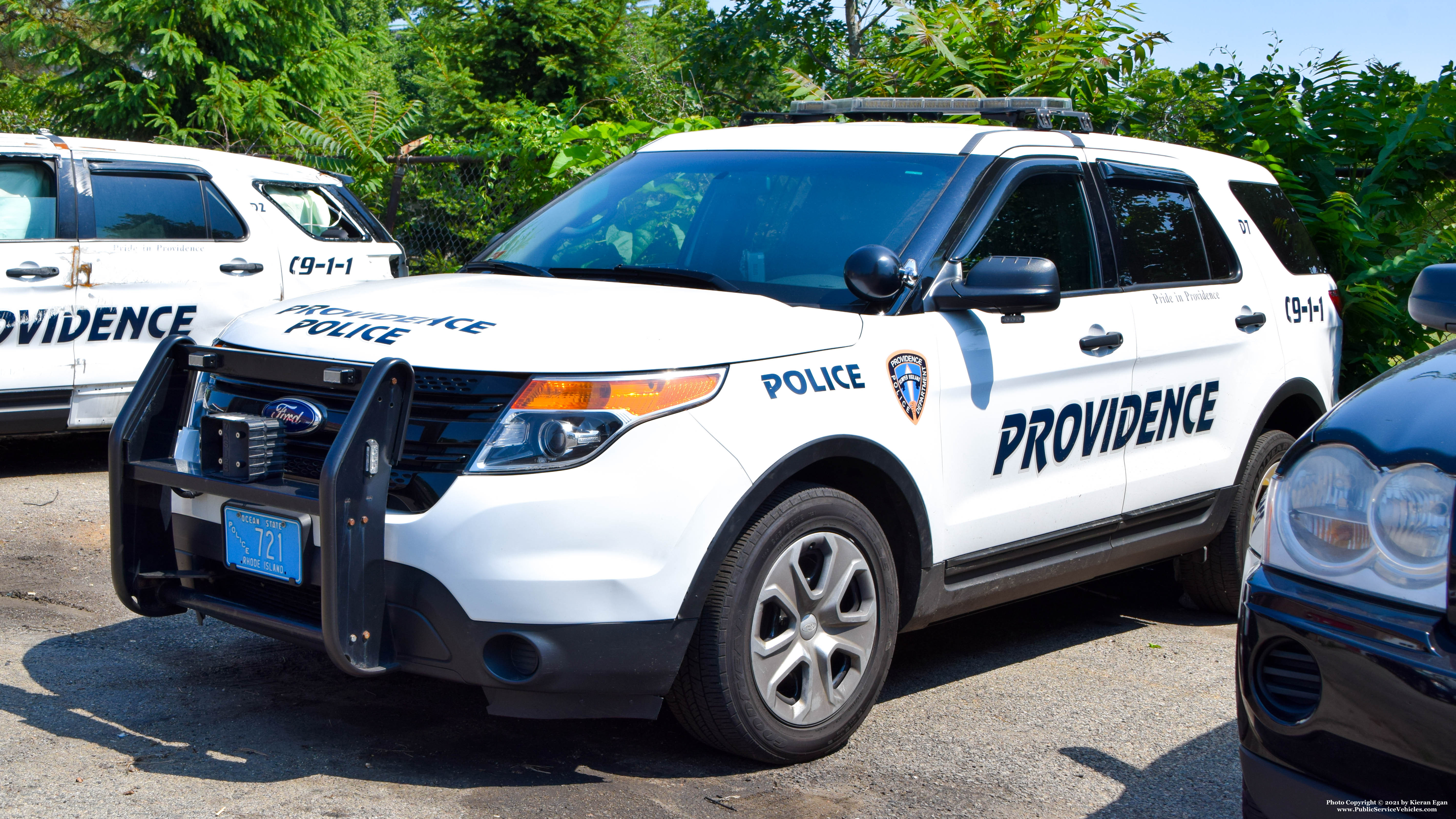 A photo  of Providence Police
            Cruiser 721, a 2015 Ford Police Interceptor Utility             taken by Kieran Egan