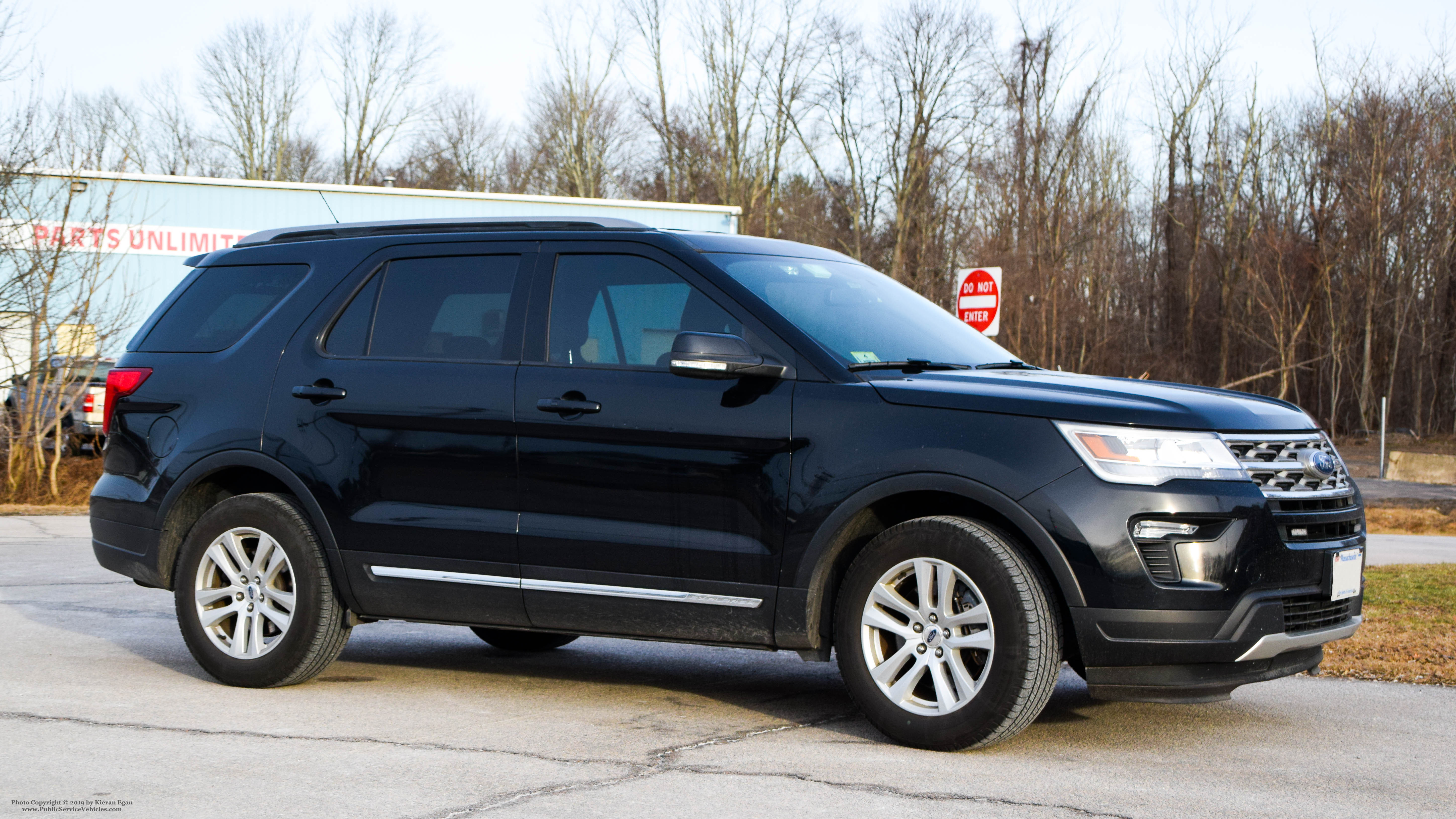 A photo  of Massachusetts State Police
            Unmarked Unit, a 2016-2019 Ford Explorer             taken by Kieran Egan
