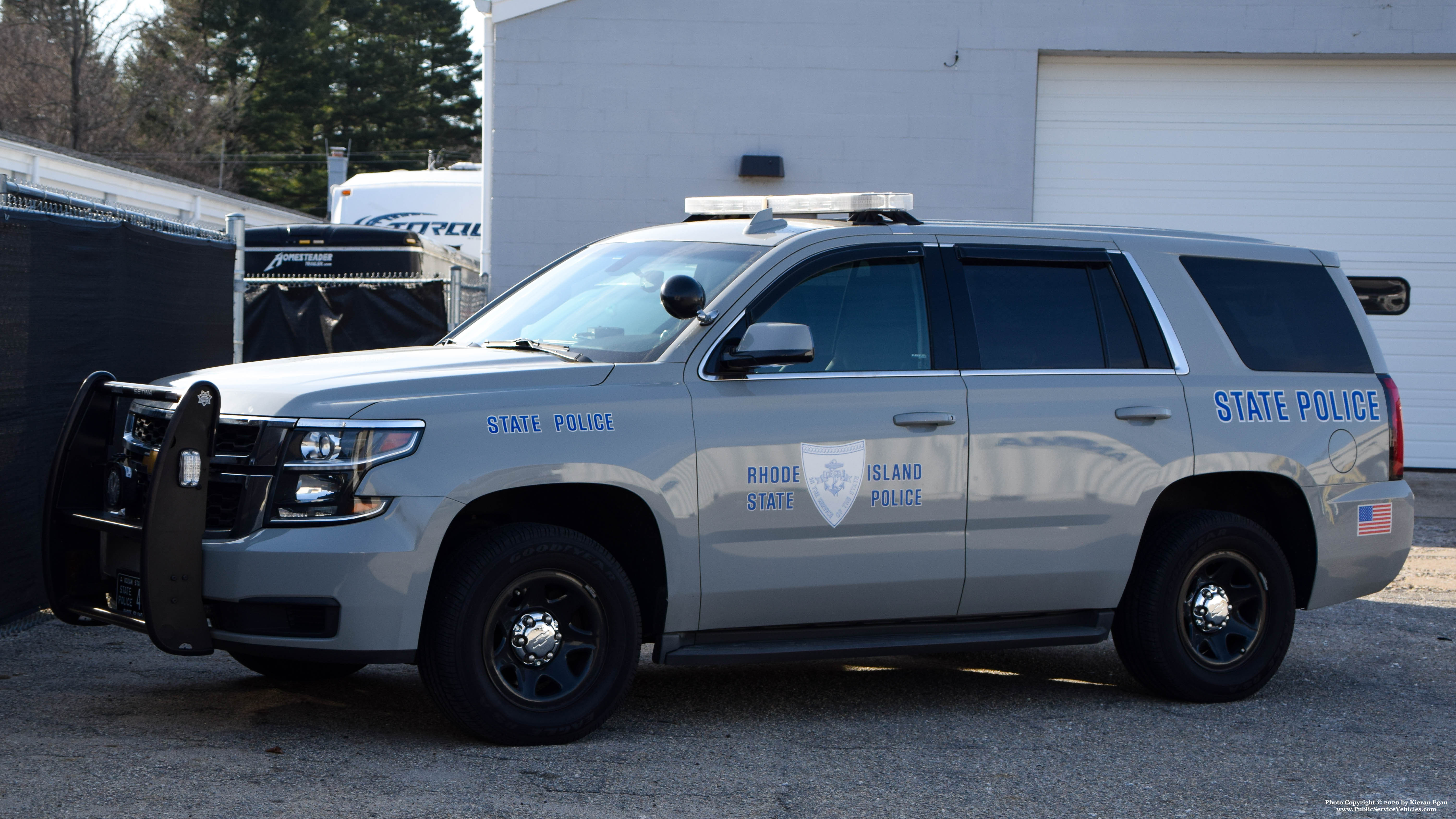 A photo  of Rhode Island State Police
            Cruiser 47, a 2015 Chevrolet Tahoe             taken by Kieran Egan