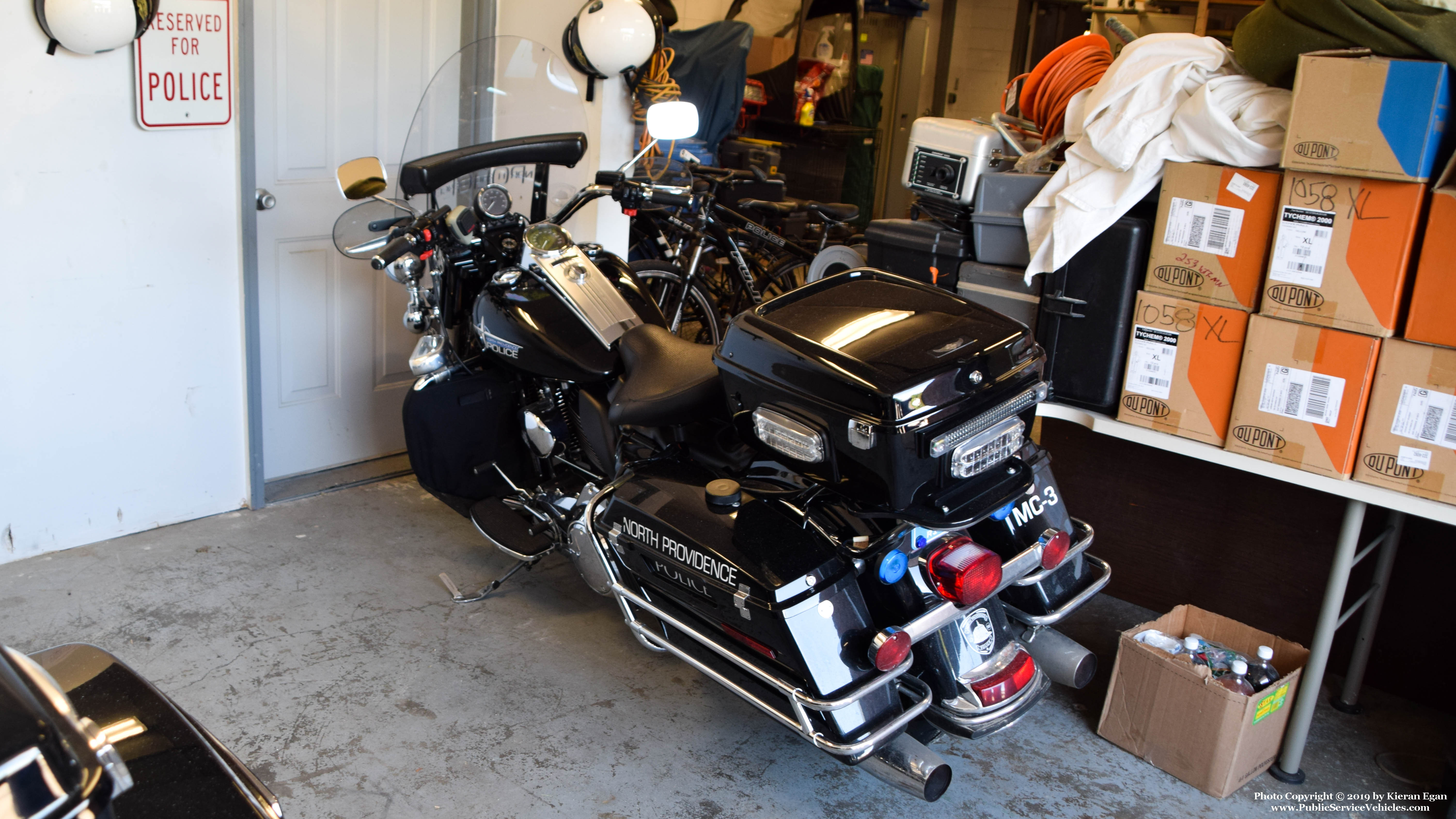 A photo  of North Providence Police
            Motorcycle 3, a 2006-2012 Harley-Davidson Electra Glide             taken by Kieran Egan