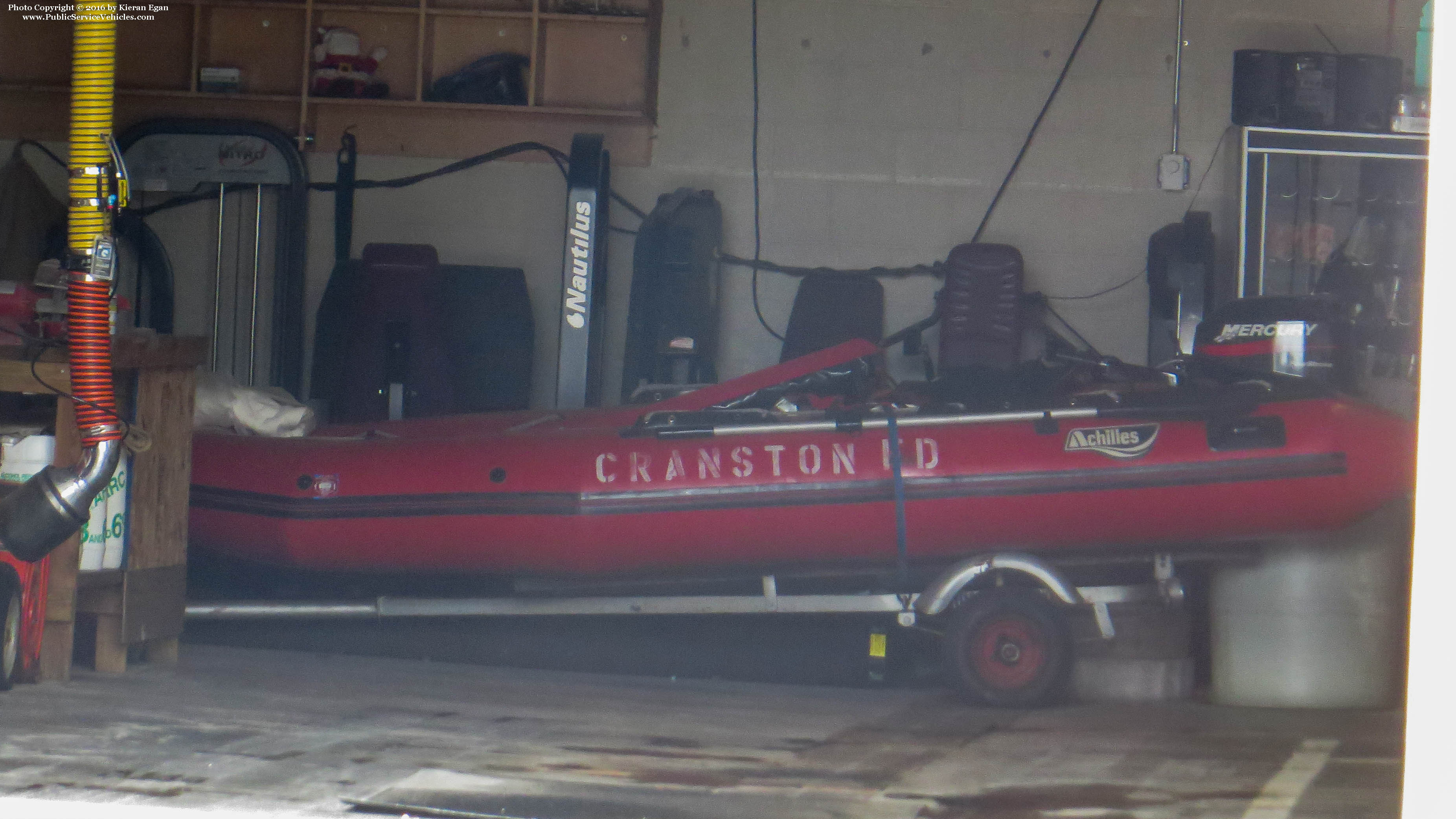 A photo  of Cranston Fire
            Marine 6, a 2000-2015 Achilles FRB             taken by Kieran Egan