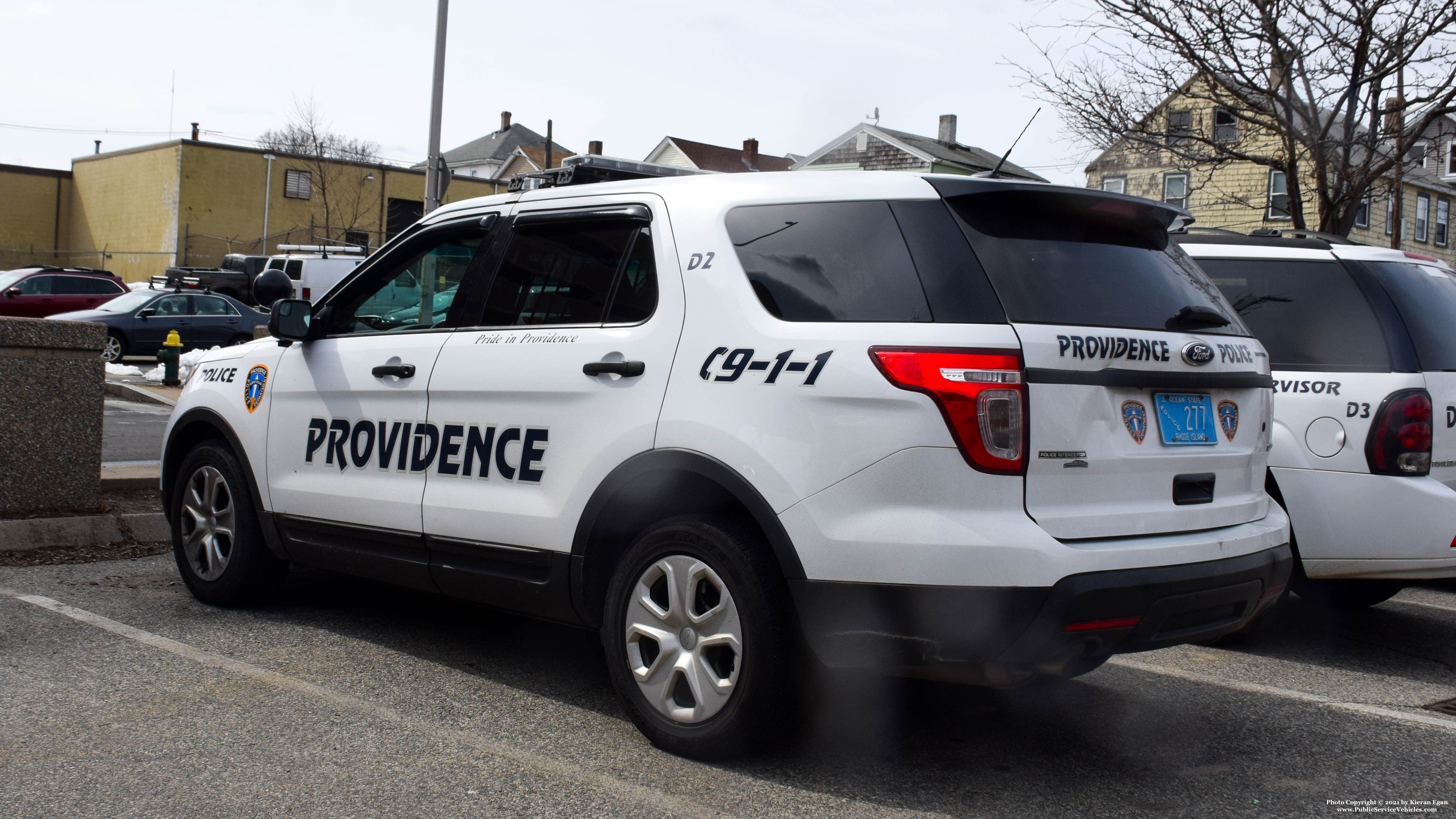 A photo  of Providence Police
            Cruiser 277, a 2015 Ford Police Interceptor Utility             taken by Kieran Egan