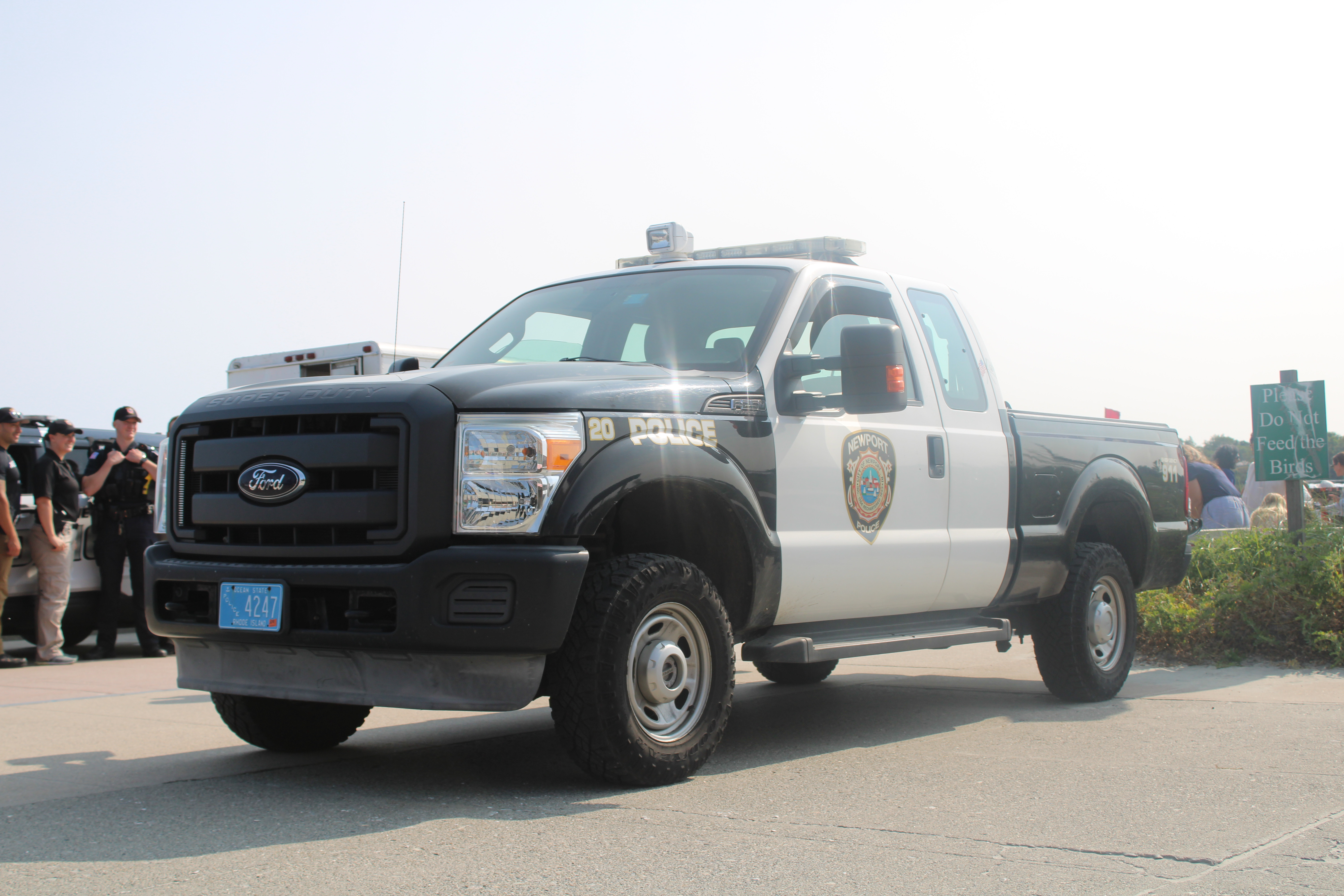 A photo  of Newport Police
            Car 20, a 2012 Ford F-250             taken by @riemergencyvehicles