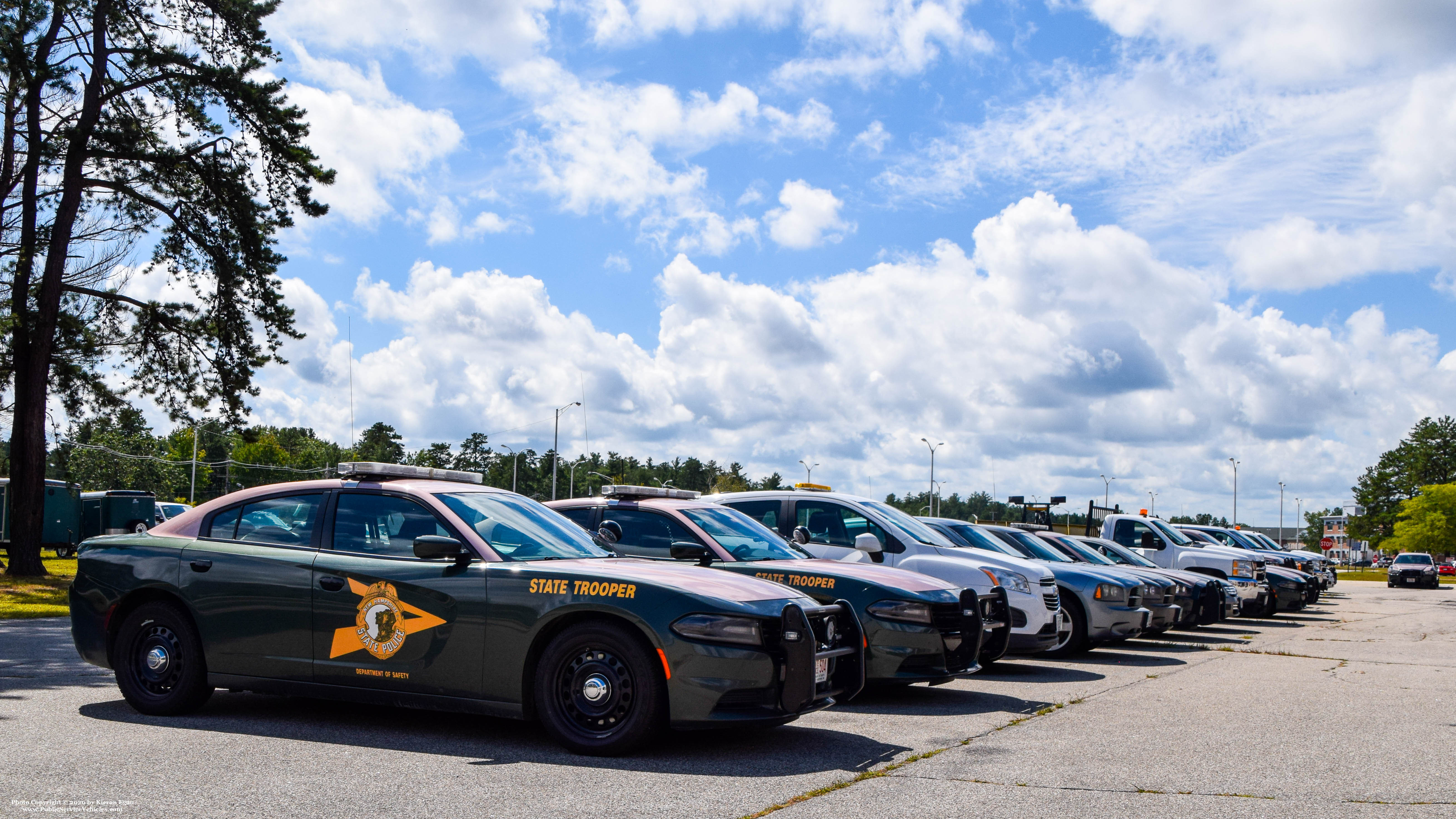 A photo  of New Hampshire State Police
            Cruiser 504, a 2015-2019 Dodge Charger             taken by Kieran Egan