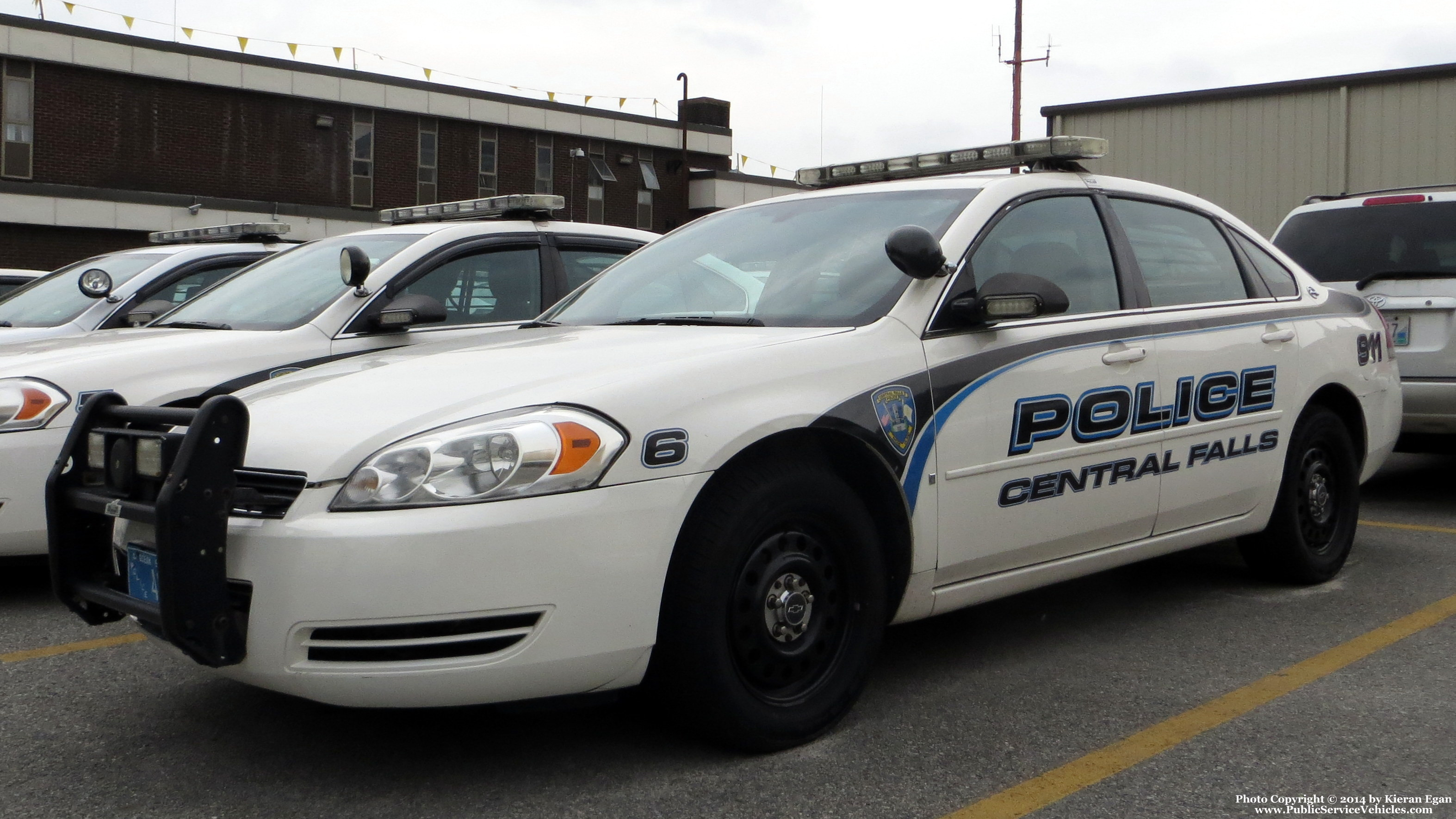 A photo  of Central Falls Police
            Patrol Car 6, a 2014 Chevrolet Impala             taken by Kieran Egan