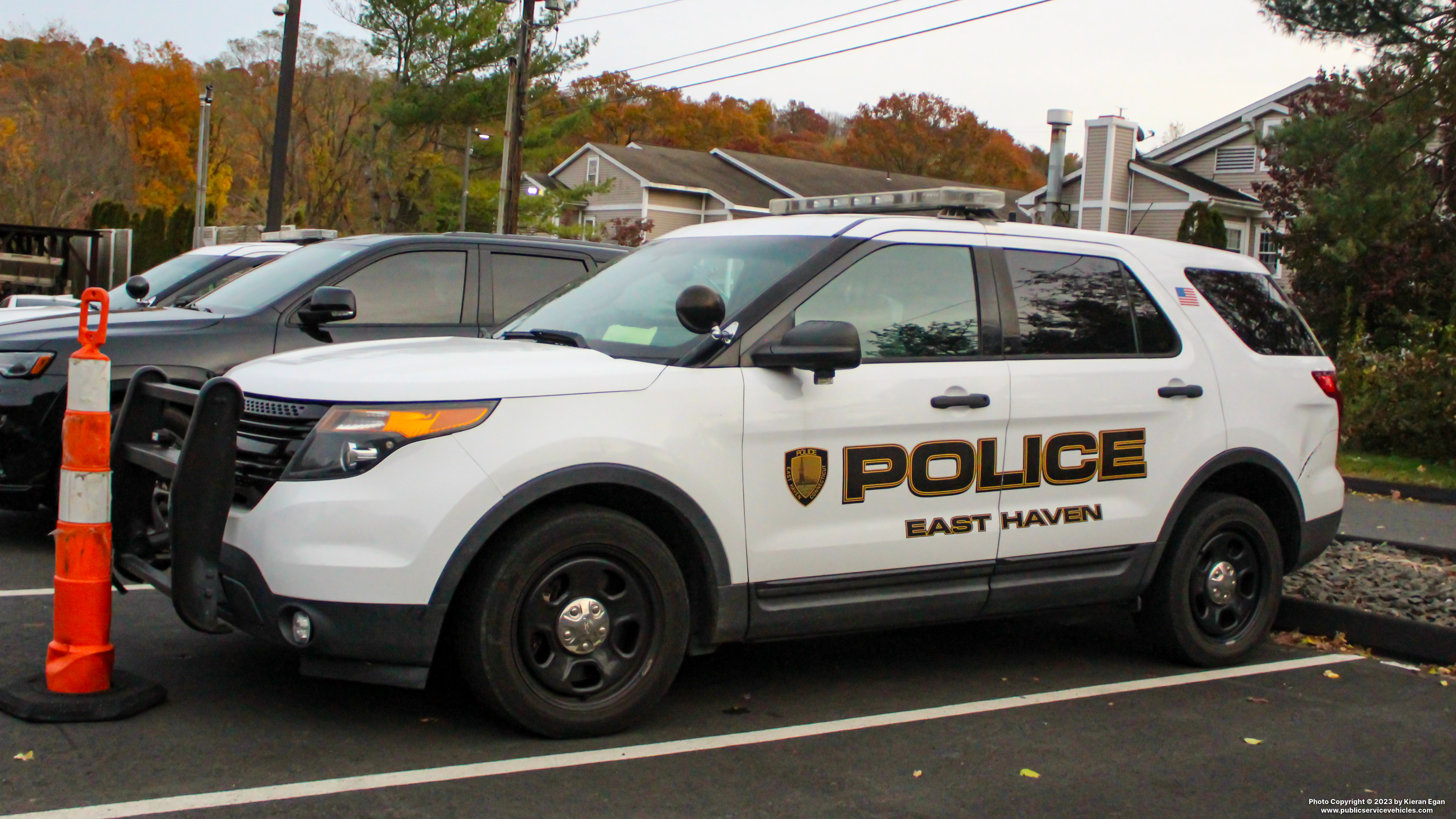 A photo  of East Haven Police
            Cruiser 14, a 2013-2015 Ford Police Interceptor Utility             taken by Kieran Egan