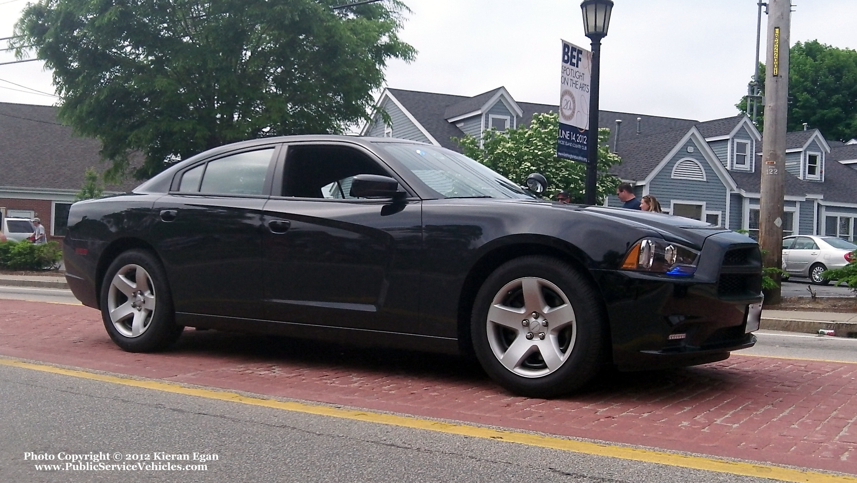 A photo  of Barrington Police
            Patrol Lieutenant's Unit, a 2012 Dodge Charger             taken by Kieran Egan