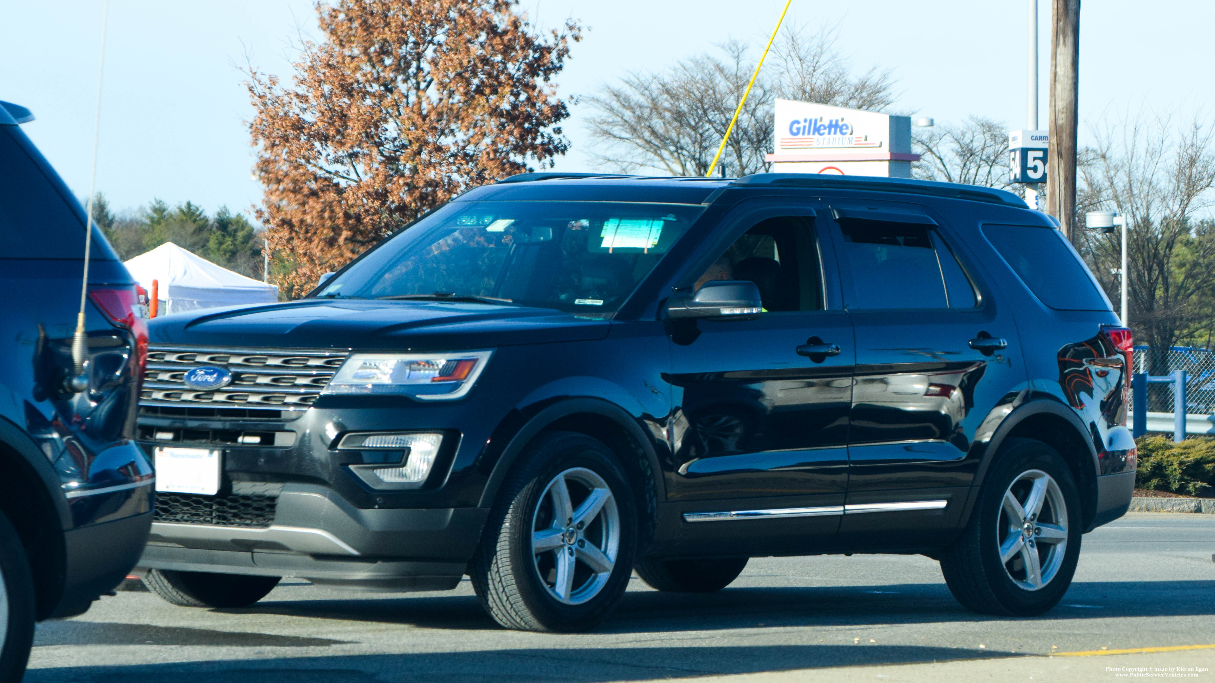 A photo  of Massachusetts State Police
            Unmarked Unit, a 2016-2019 Ford Explorer             taken by Kieran Egan