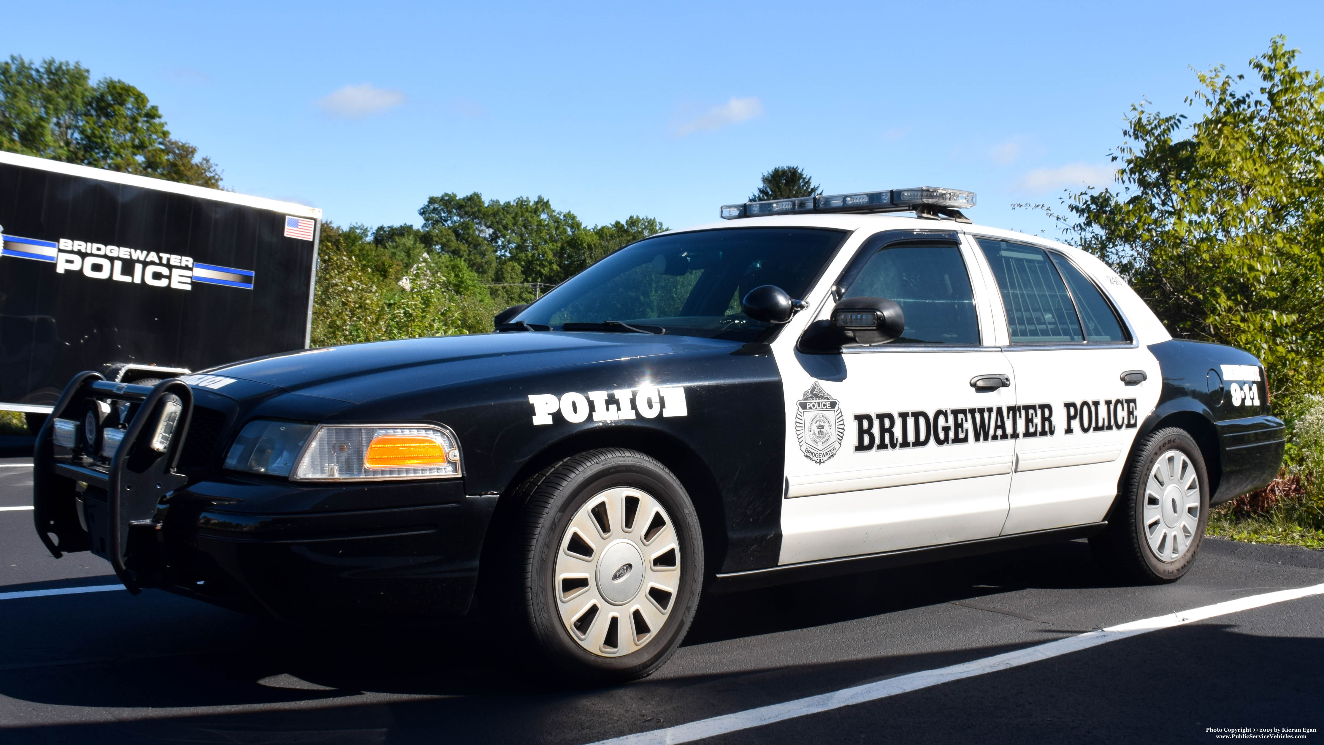 A photo  of Bridgewater Police
            Cruiser 240, a 2009-2011 Ford Crown Victoria Police Interceptor             taken by Kieran Egan