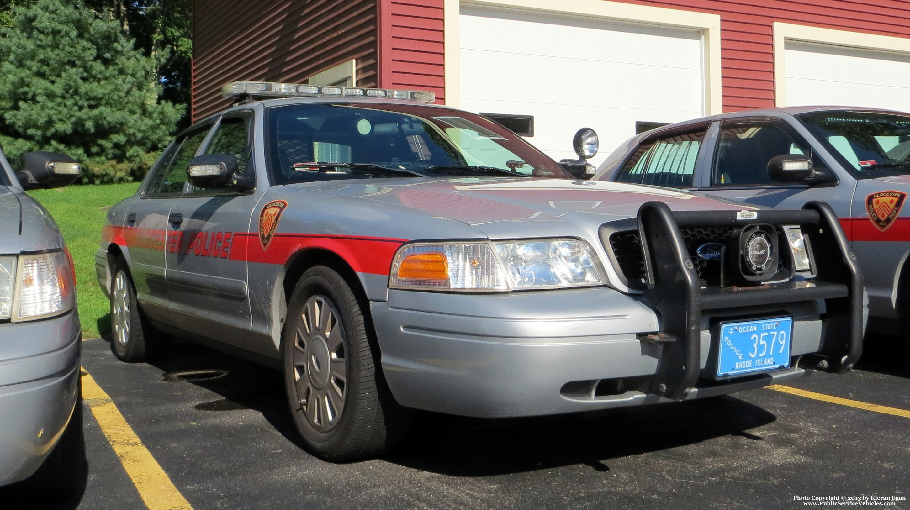 A photo  of Glocester Police
            Cruiser 3579, a 2006-2008 Ford Crown Victoria Police Interceptor             taken by Kieran Egan