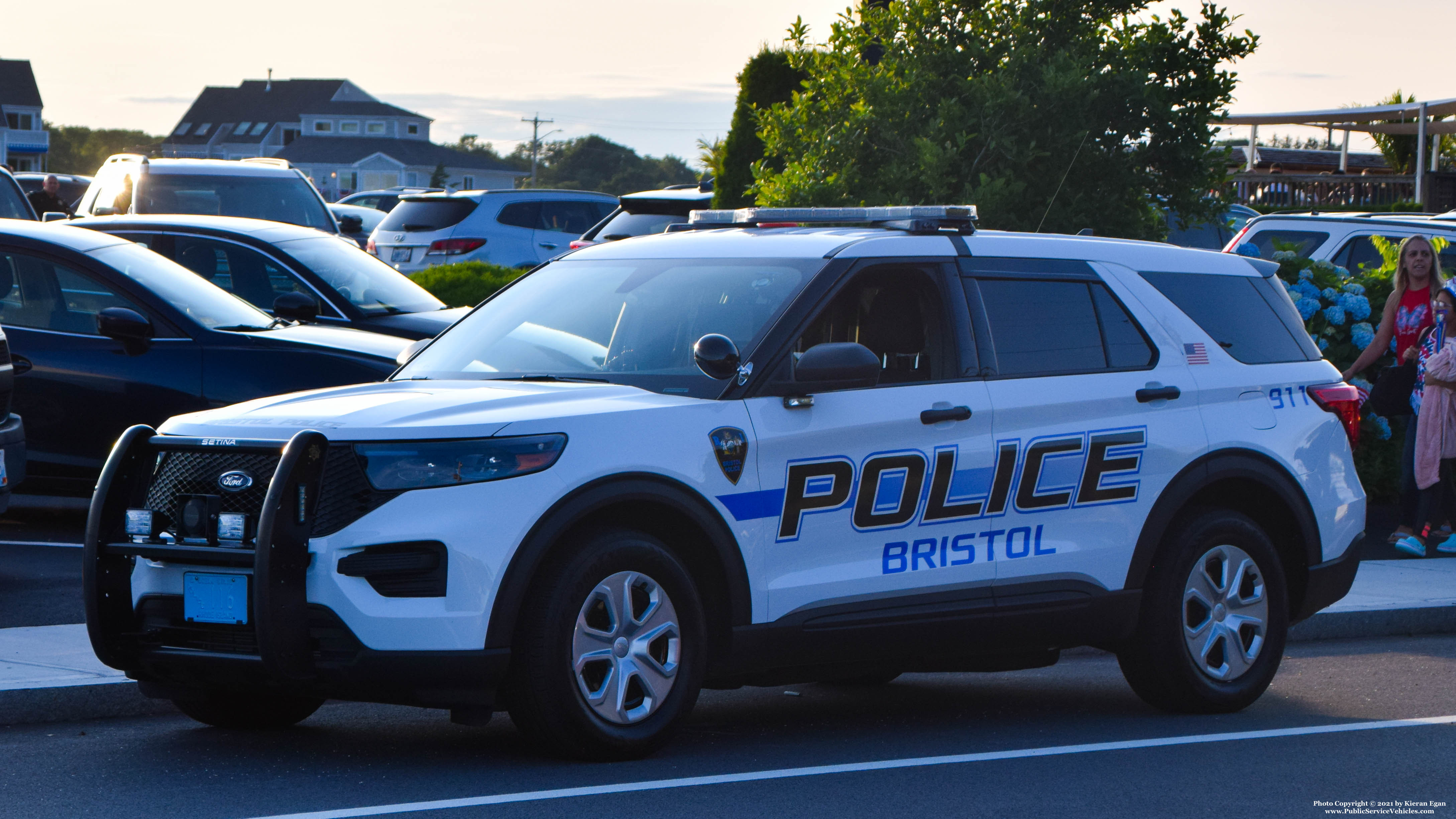 A photo  of Bristol Police
            Cruiser 116, a 2021 Ford Police Interceptor Utility             taken by Kieran Egan