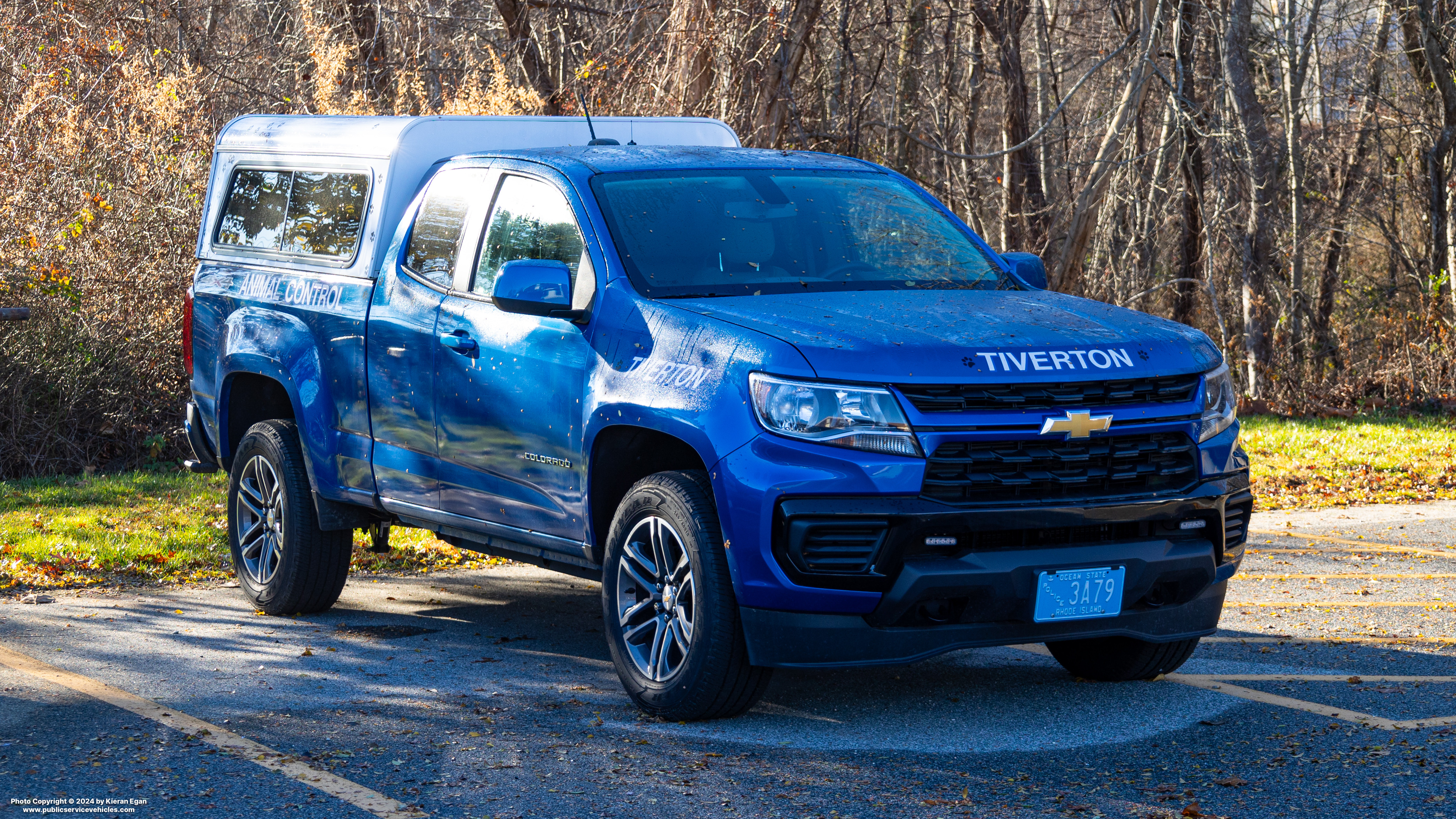 A photo  of Tiverton Police
            Cruiser ACO, a 2022 Chevrolet Colorado Crew Cab             taken by Kieran Egan