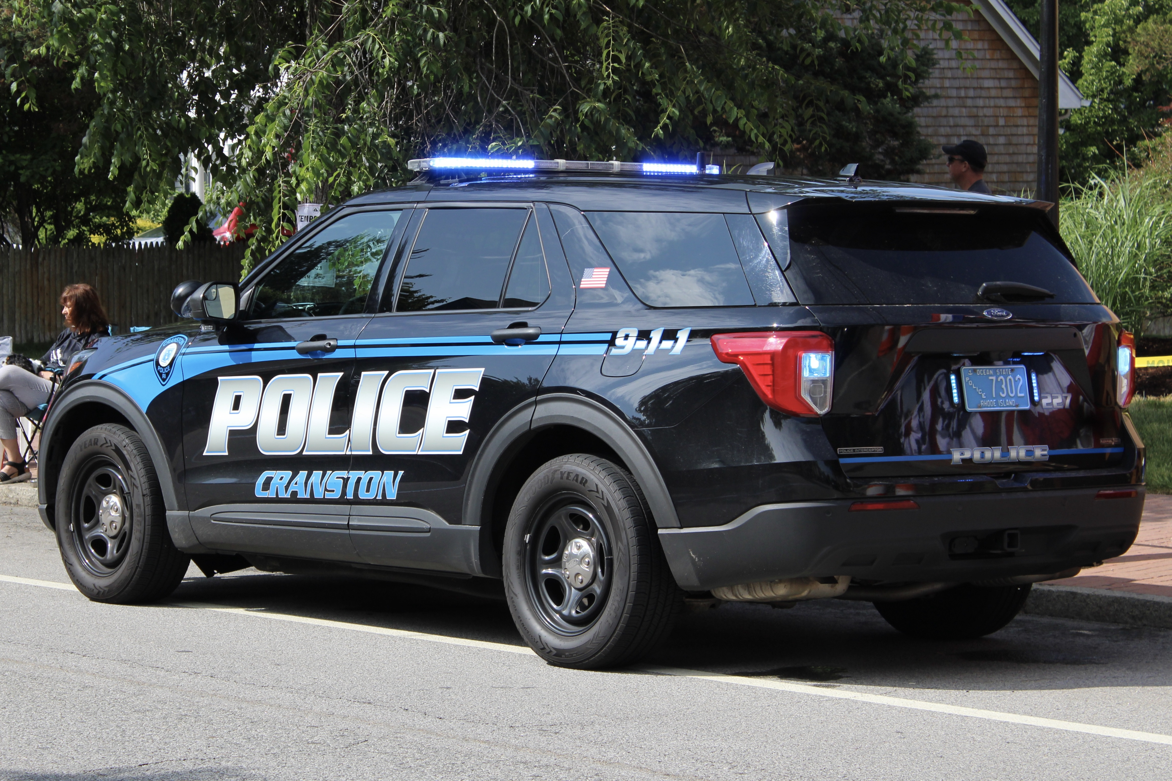 A photo  of Cranston Police
            Cruiser 227, a 2020 Ford Police Interceptor Utility             taken by @riemergencyvehicles