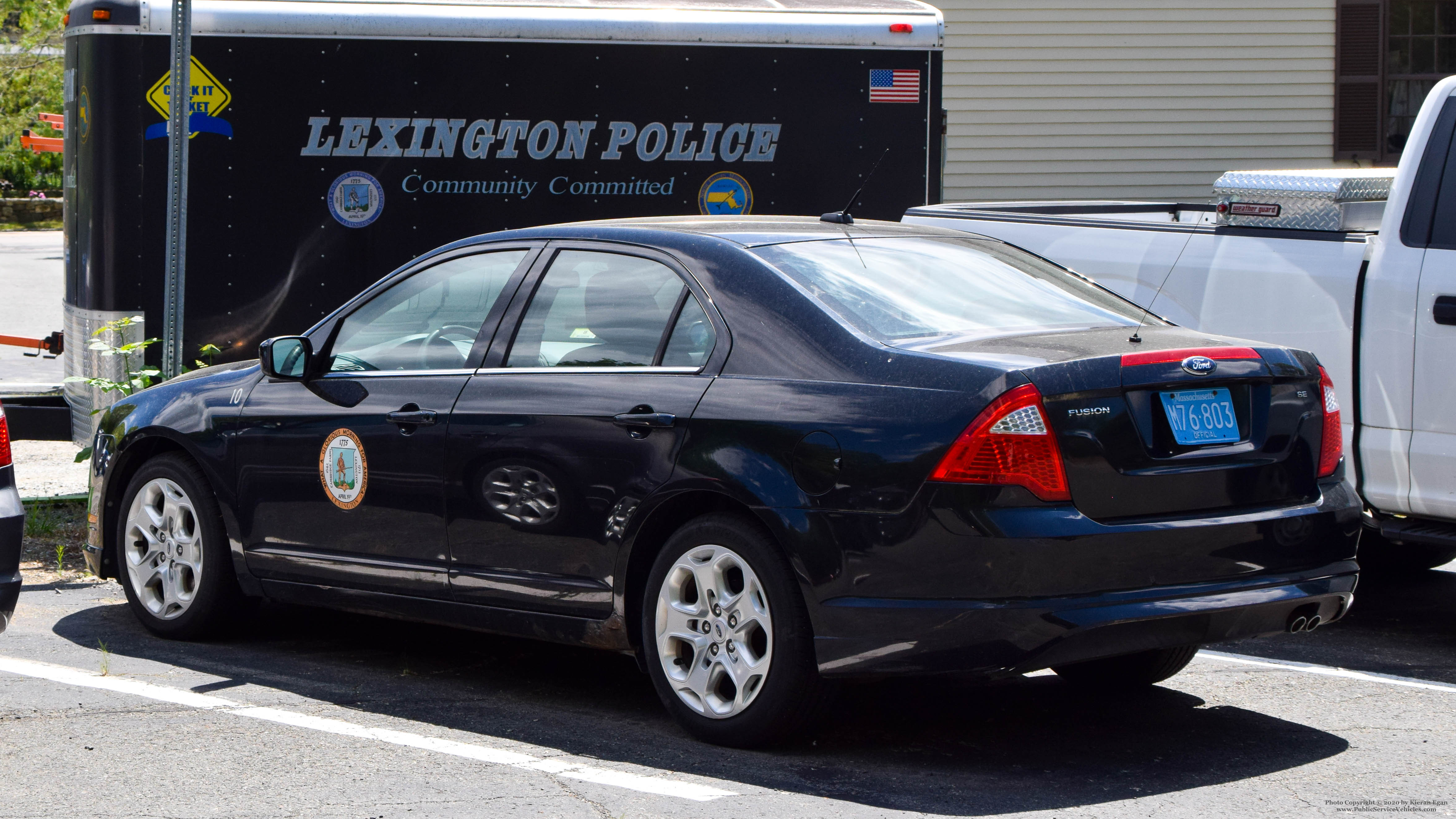 A photo  of Lexington Town Offices
            Car 10, a 2010-2012 Ford Fusion             taken by Kieran Egan