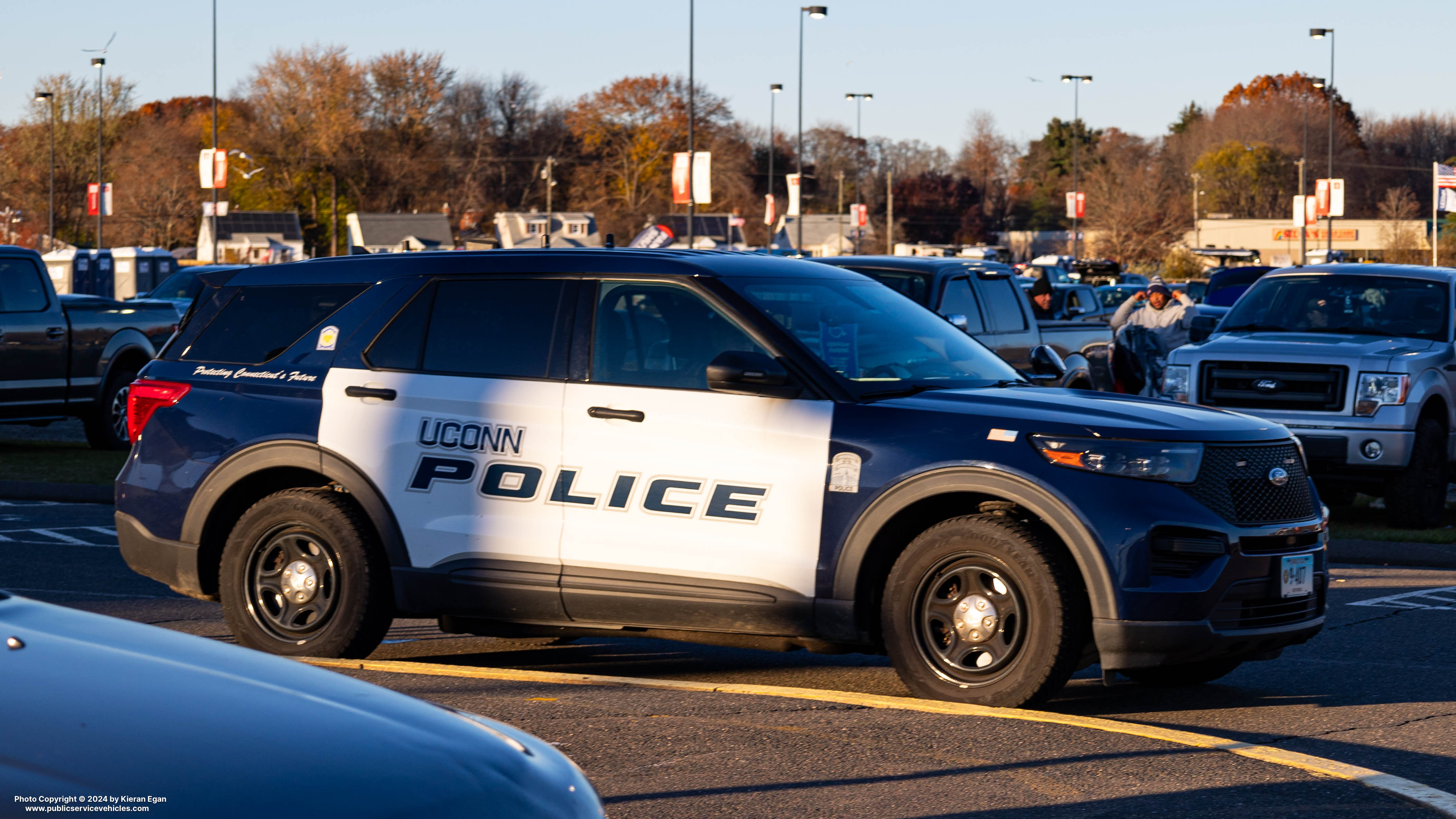 A photo  of University of Connecticut Police
            Cruiser 9-407, a 2020-2023 Ford Police Interceptor Utility             taken by Kieran Egan