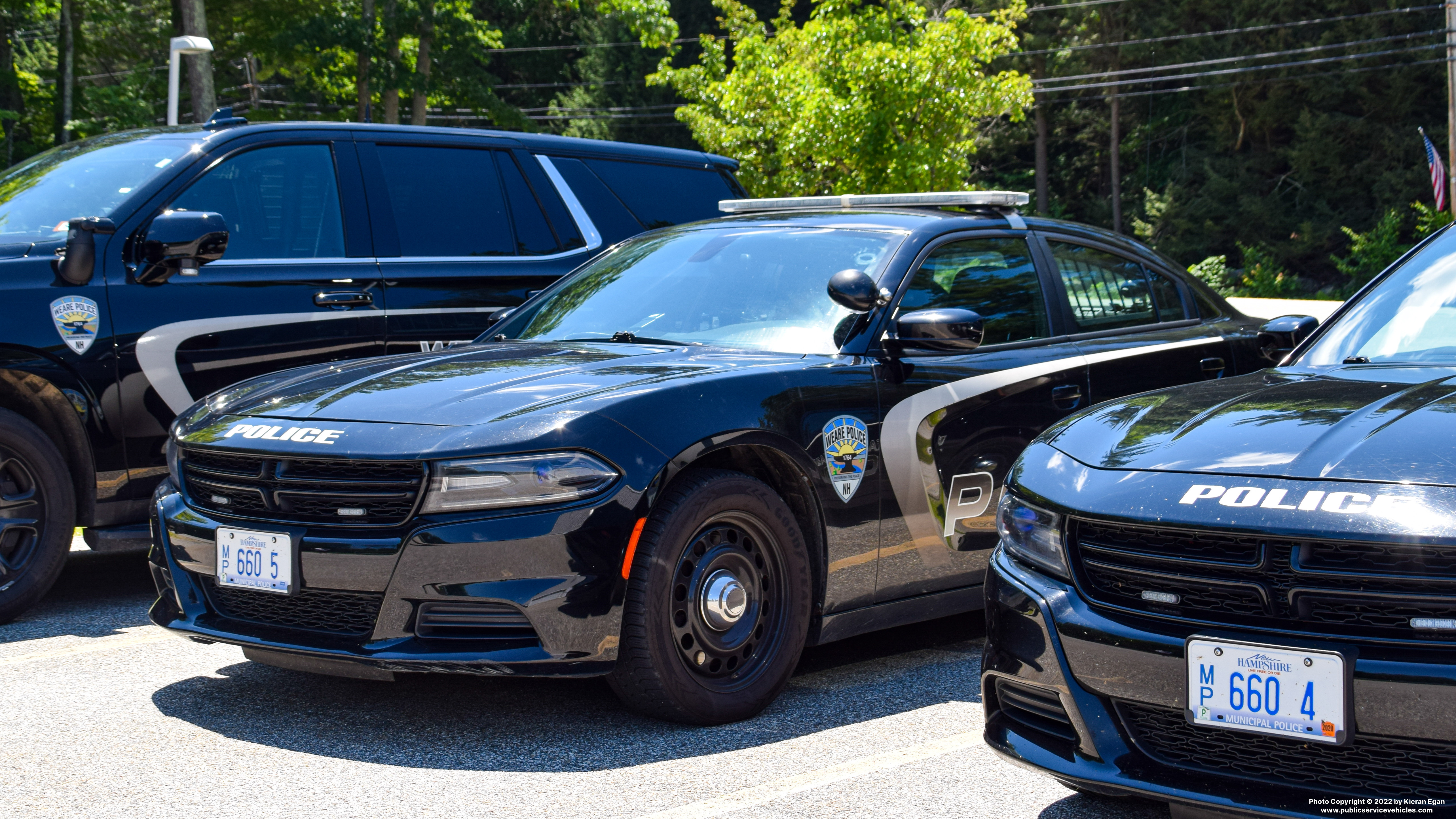 A photo  of Weare Police
            Car 5, a 2018 Dodge Charger             taken by Kieran Egan