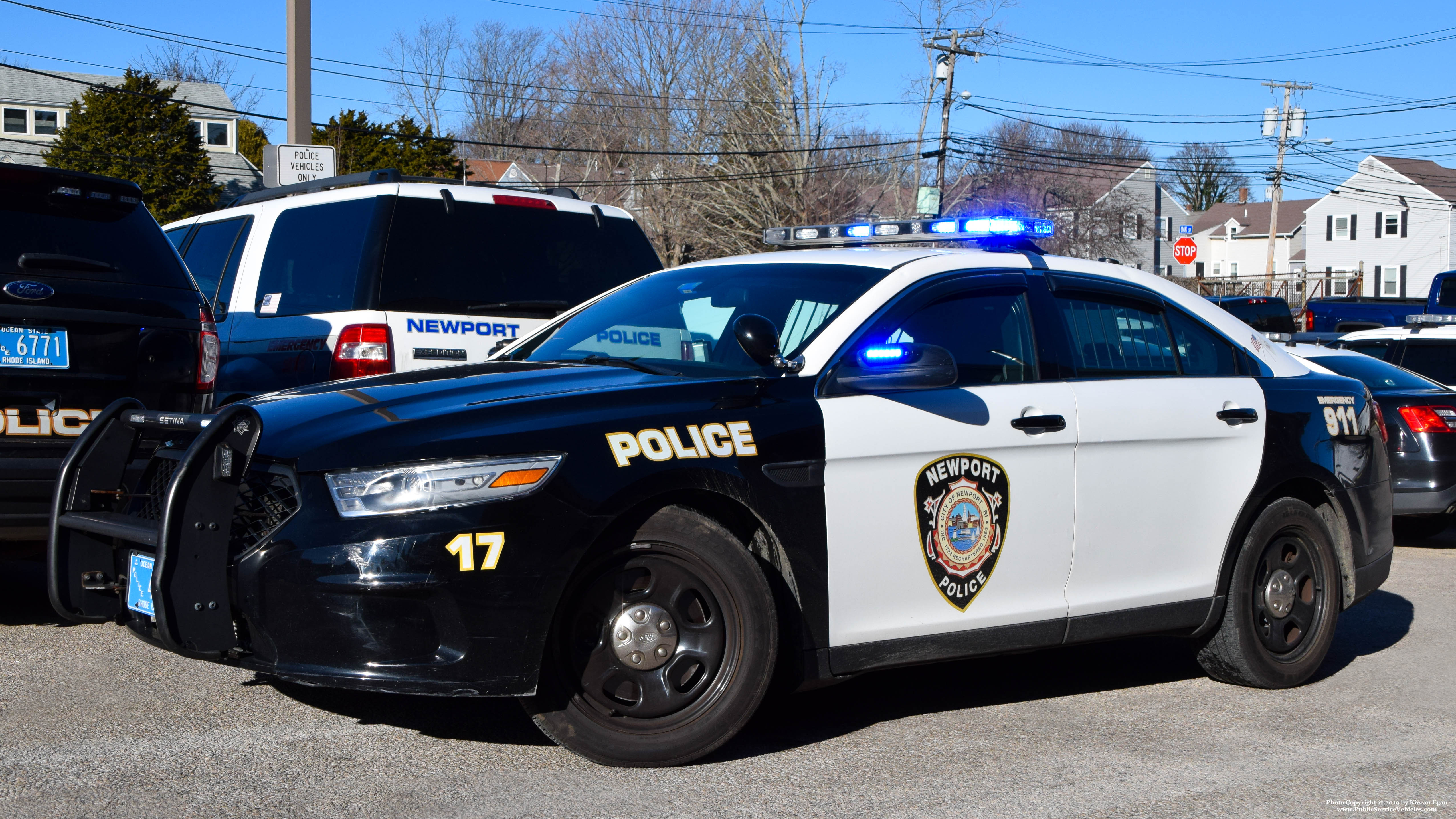 A photo  of Newport Police
            Car 17, a 2013 Ford Police Interceptor Sedan             taken by Kieran Egan