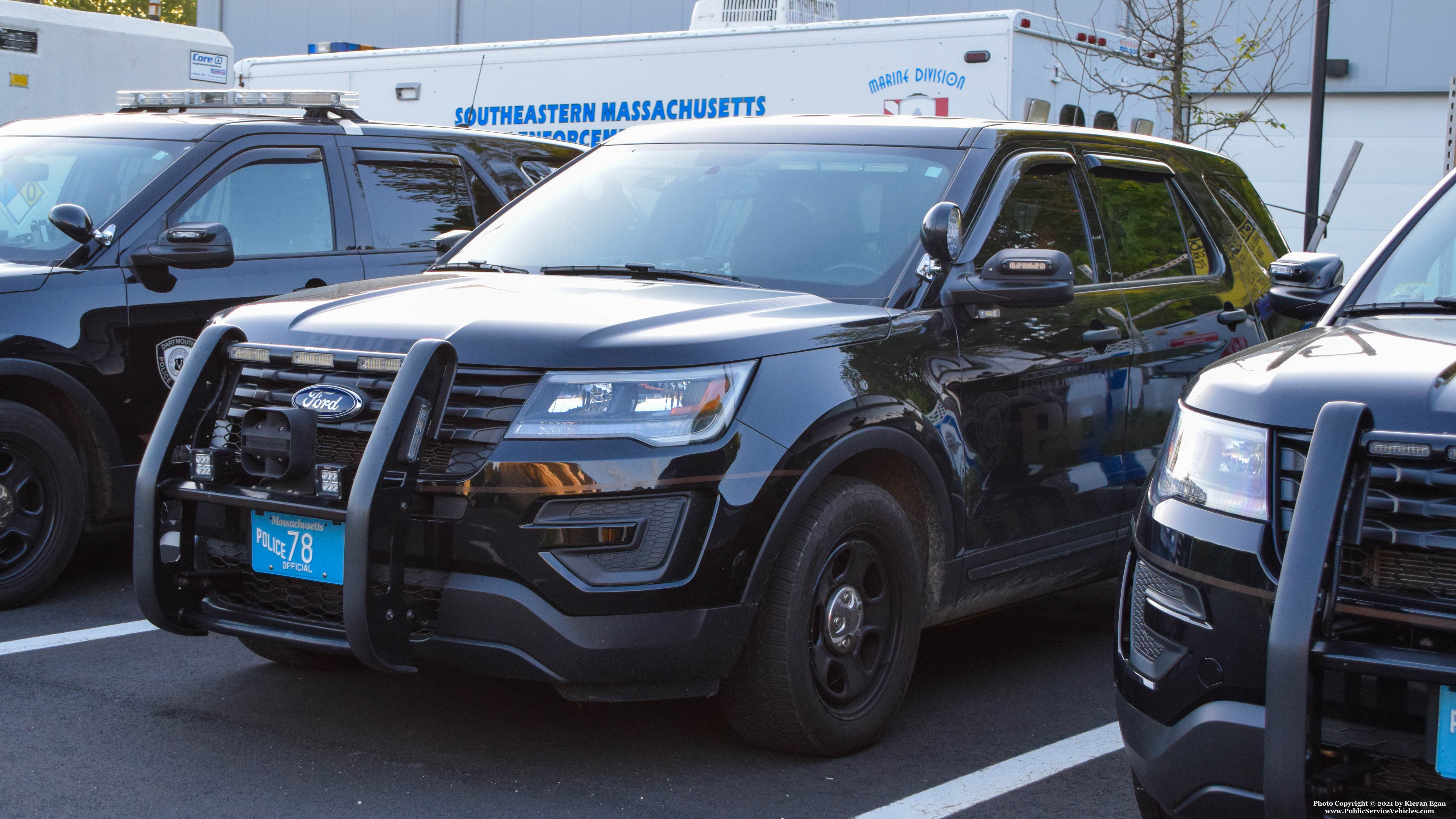 A photo  of Dartmouth Police
            Cruiser 2225, a 2018 Ford Police Interceptor Utility             taken by Kieran Egan