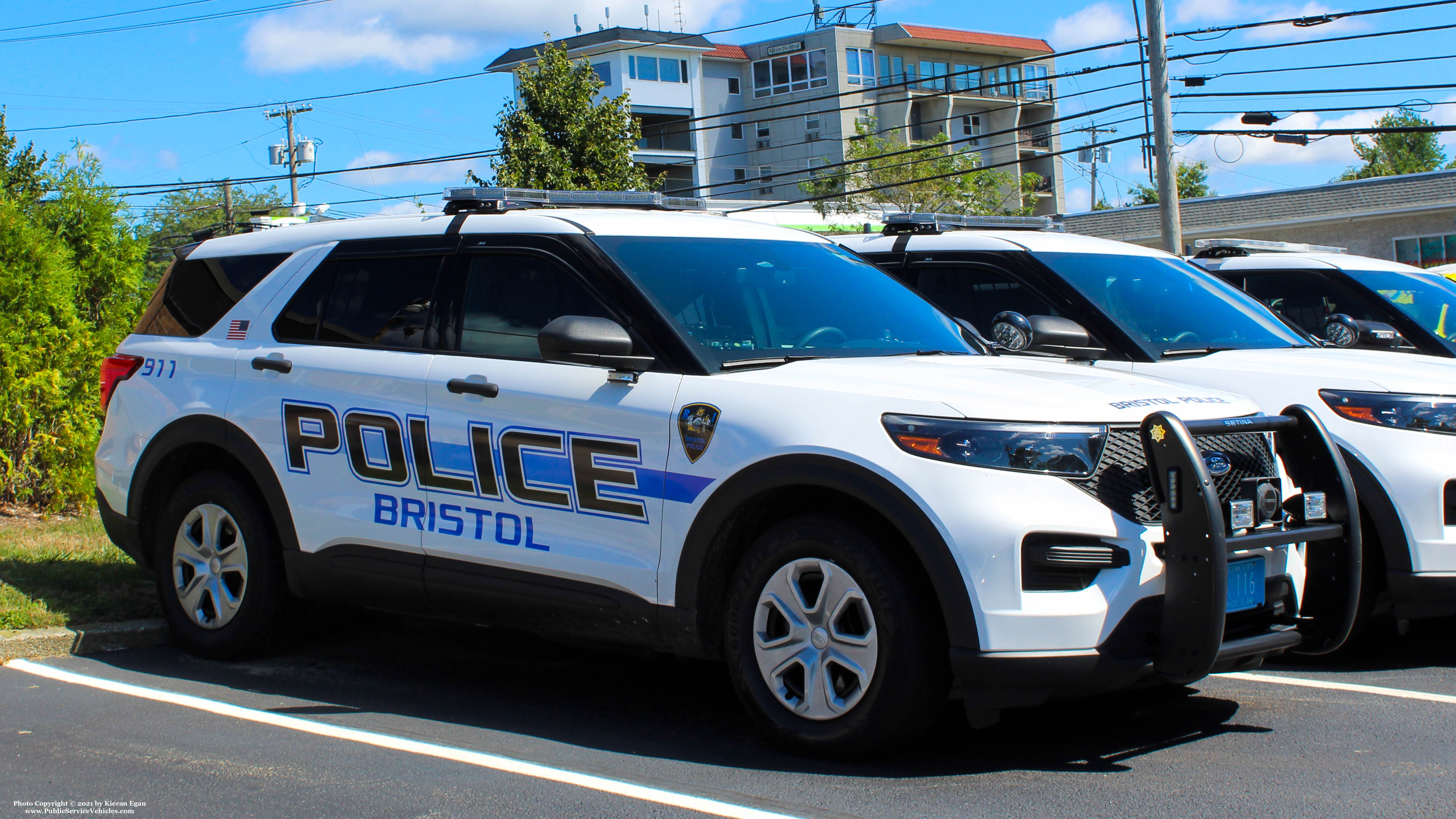 A photo  of Bristol Police
            Cruiser 116, a 2021 Ford Police Interceptor Utility             taken by Kieran Egan