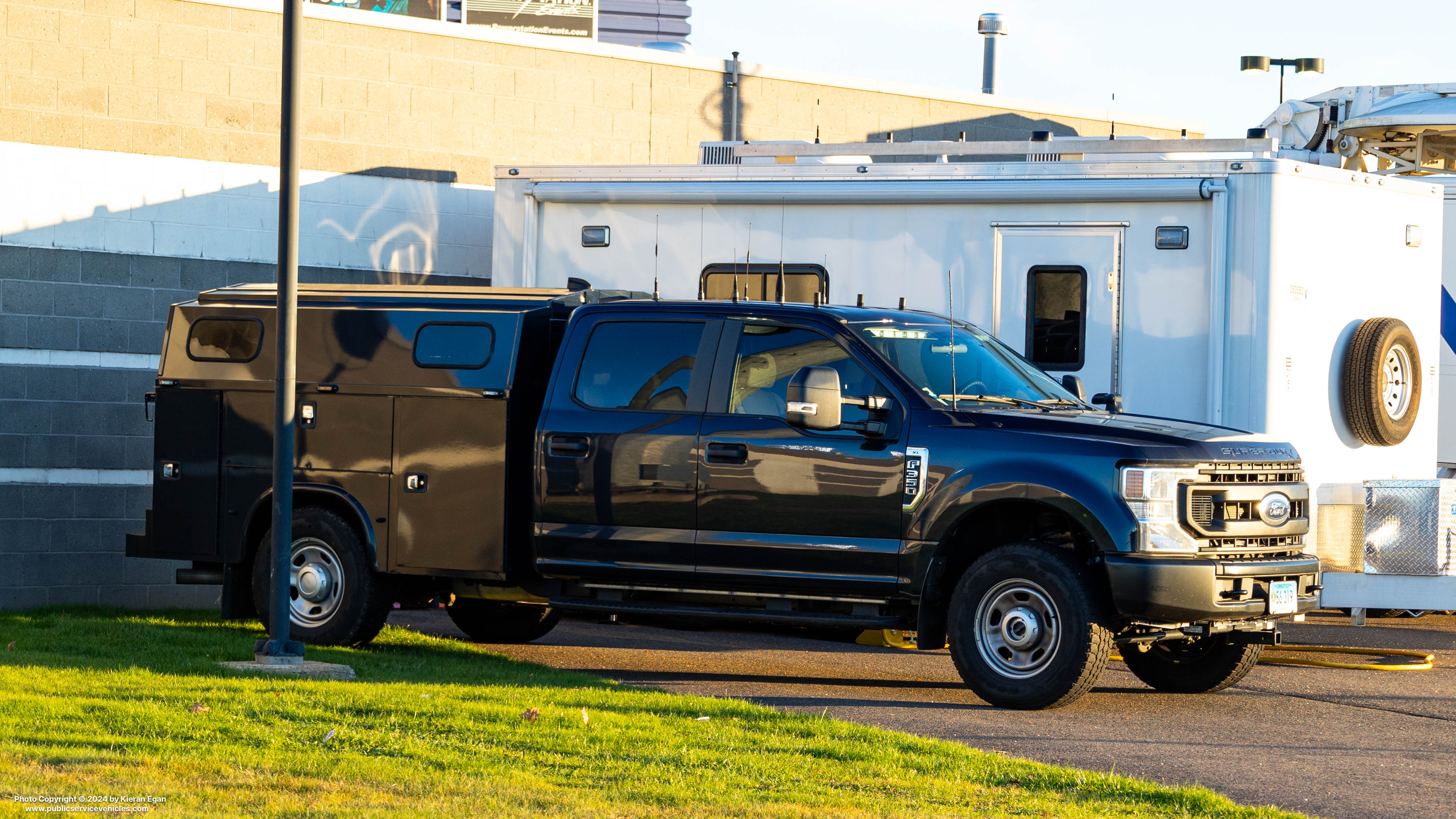 A photo  of Connecticut State Police
            Cruiser 56-319, a 2020-2023 Ford F-350 XL Crew Cab             taken by Kieran Egan