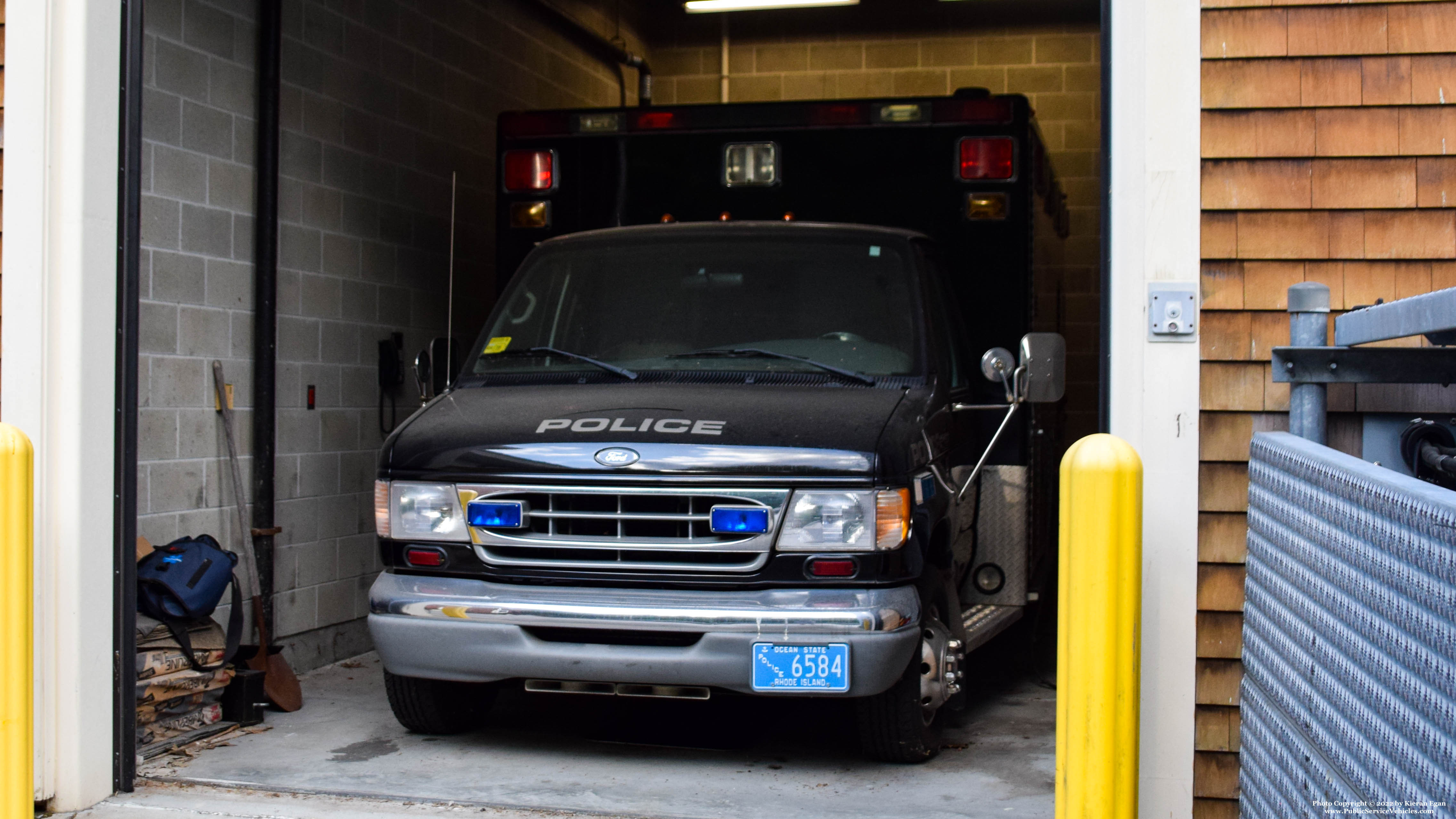 A photo  of Barrington Police
            Crime Scene Unit, a 2001 Ford E-450/Road Rescue             taken by Kieran Egan