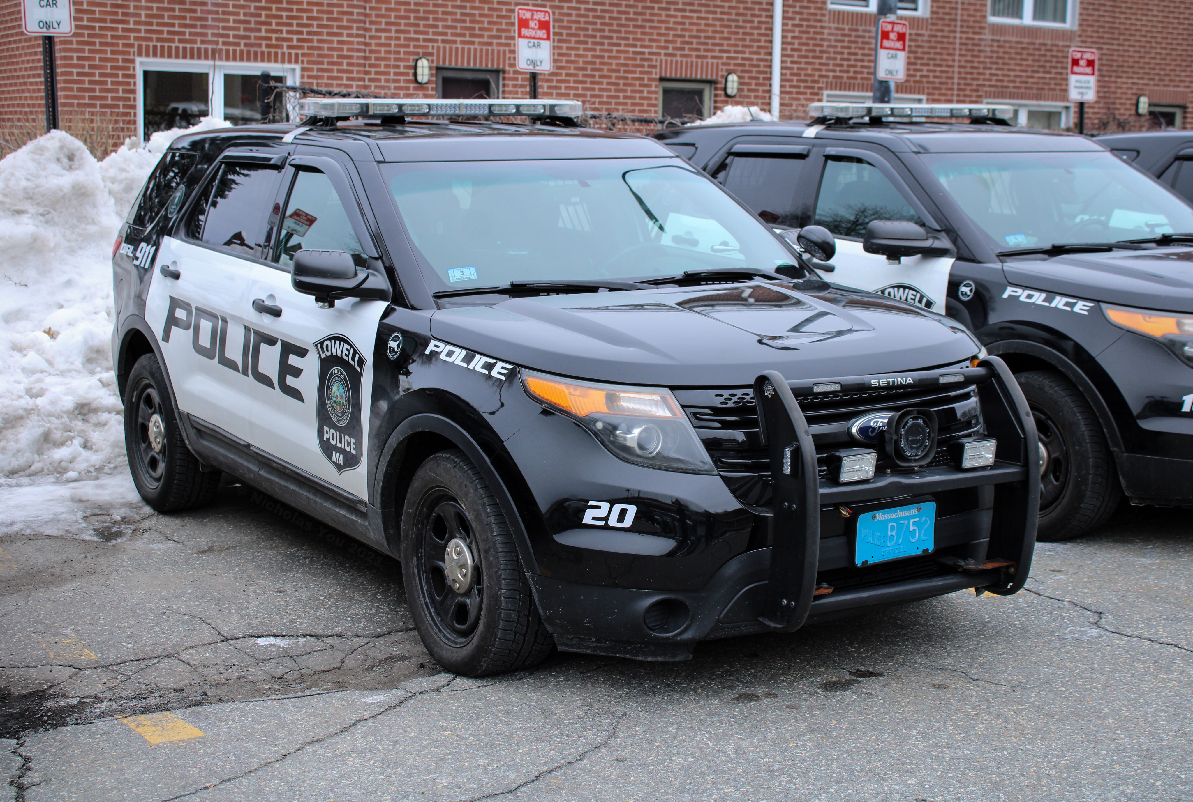 A photo  of Lowell Police
            Car 20, a 2014 Ford Police Interceptor Utility             taken by Nicholas You