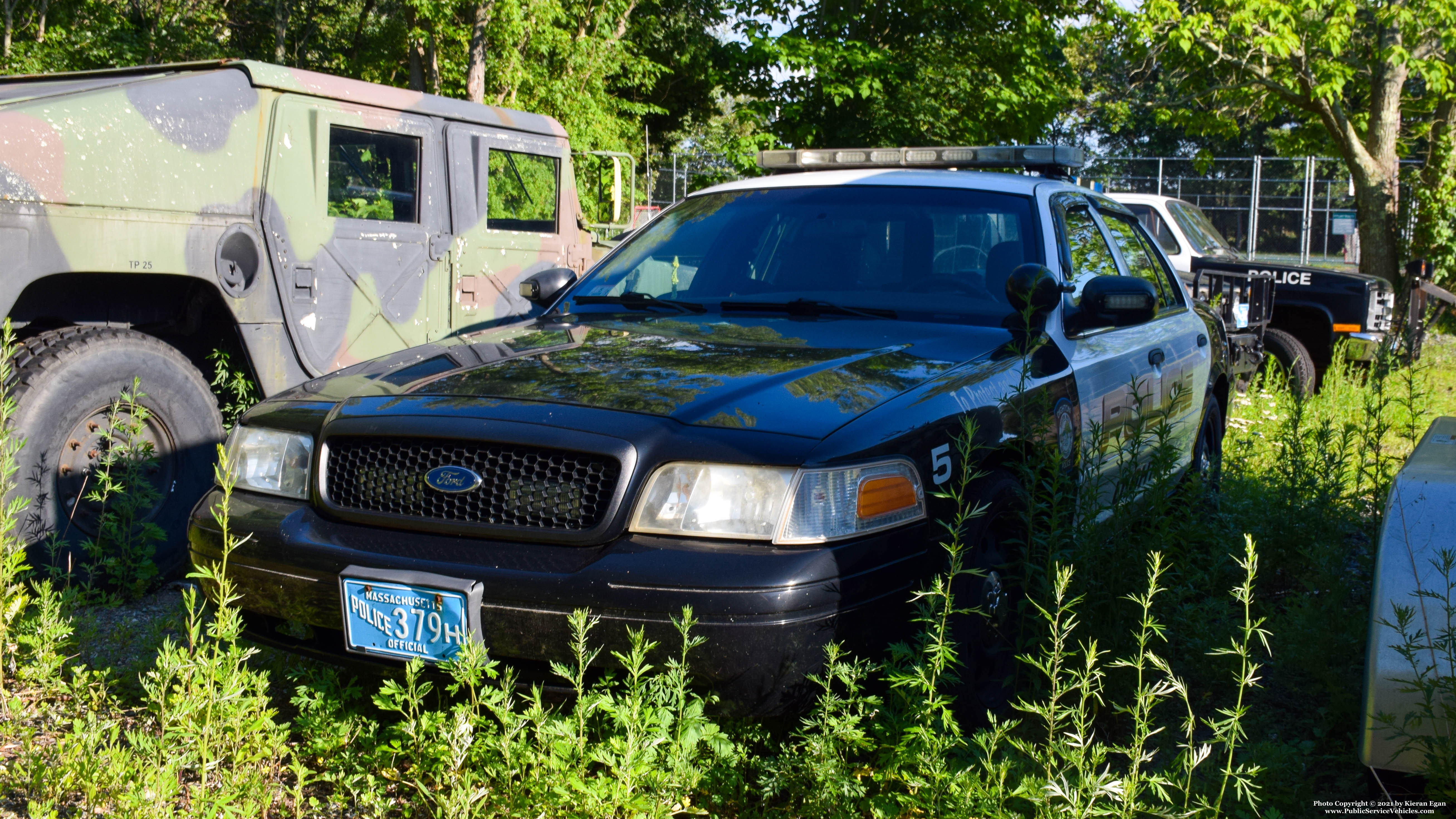 A photo  of Dighton Police
            Car 5, a 2008 Ford Crown Victoria Police Interceptor             taken by Kieran Egan