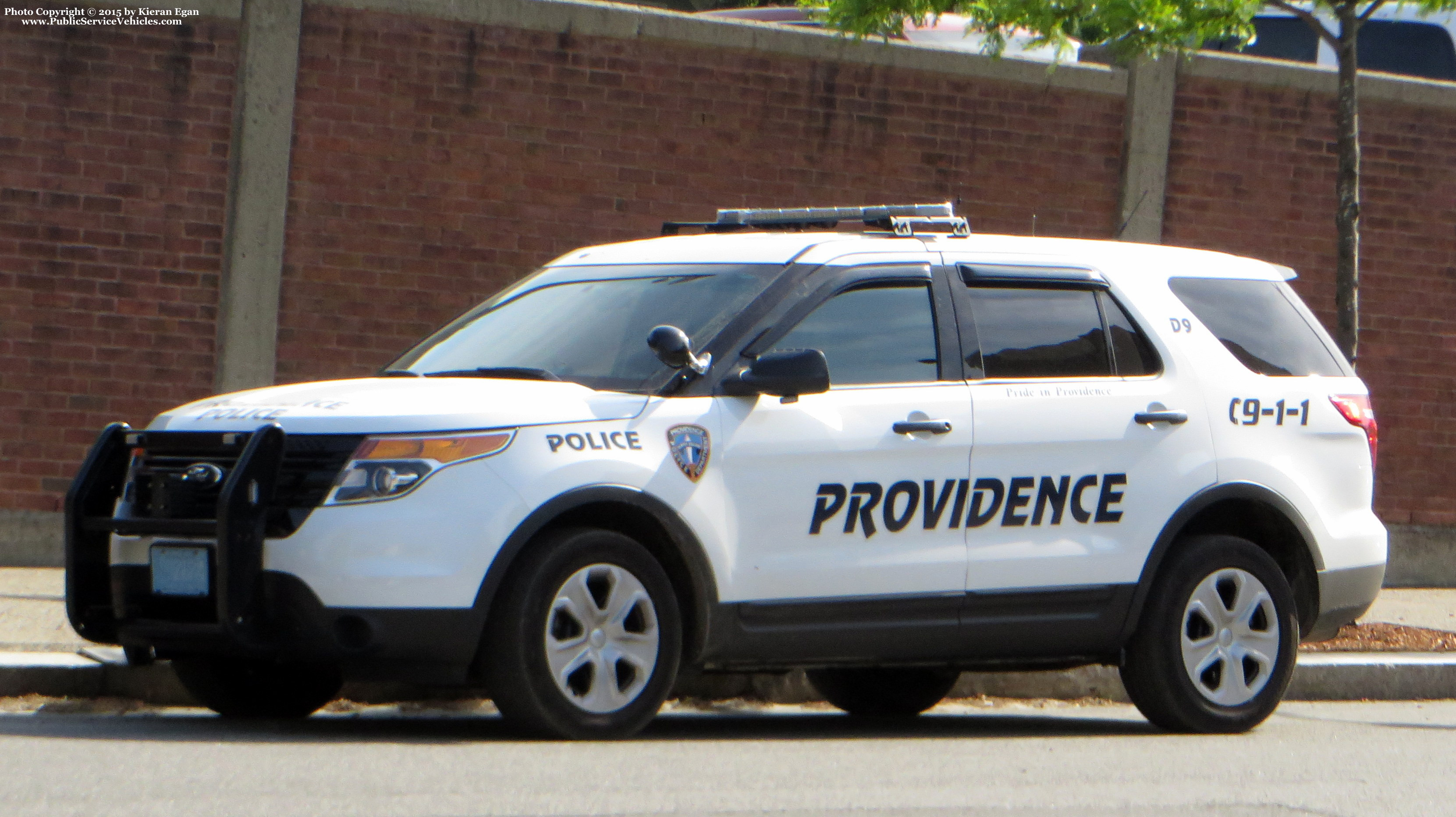 A photo  of Providence Police
            Cruiser 2124, a 2014 Ford Police Interceptor Utility             taken by Kieran Egan