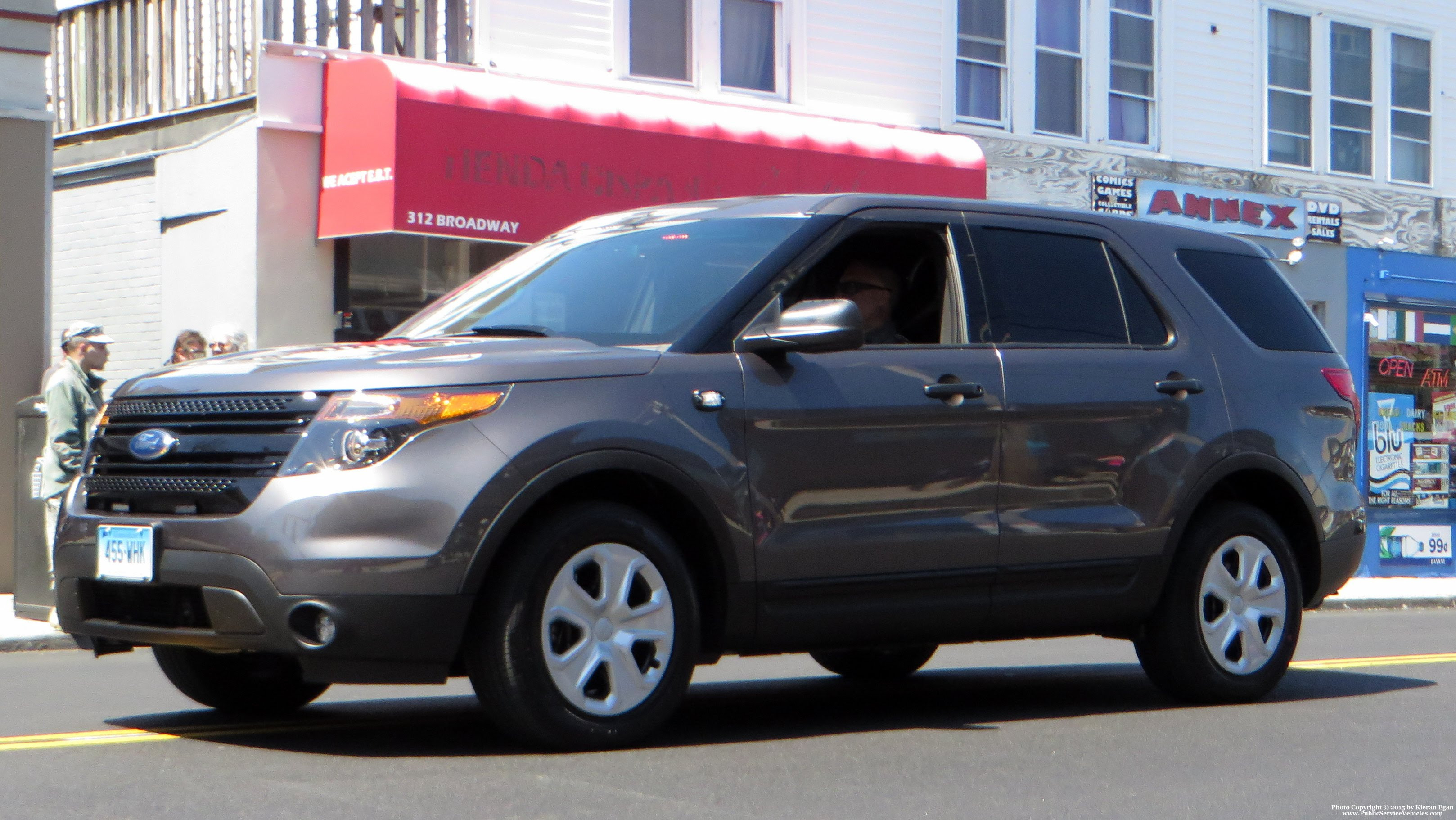 A photo  of Connecticut State Police
            Cruiser 455, a 2013-2015 Ford Police Interceptor Utility             taken by Kieran Egan