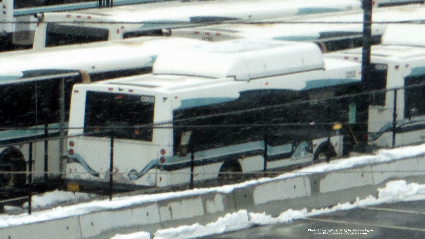 A photo  of Rhode Island Public Transit Authority
            Bus 0202, a 2002 New Flyer C30LF             taken by Kieran Egan