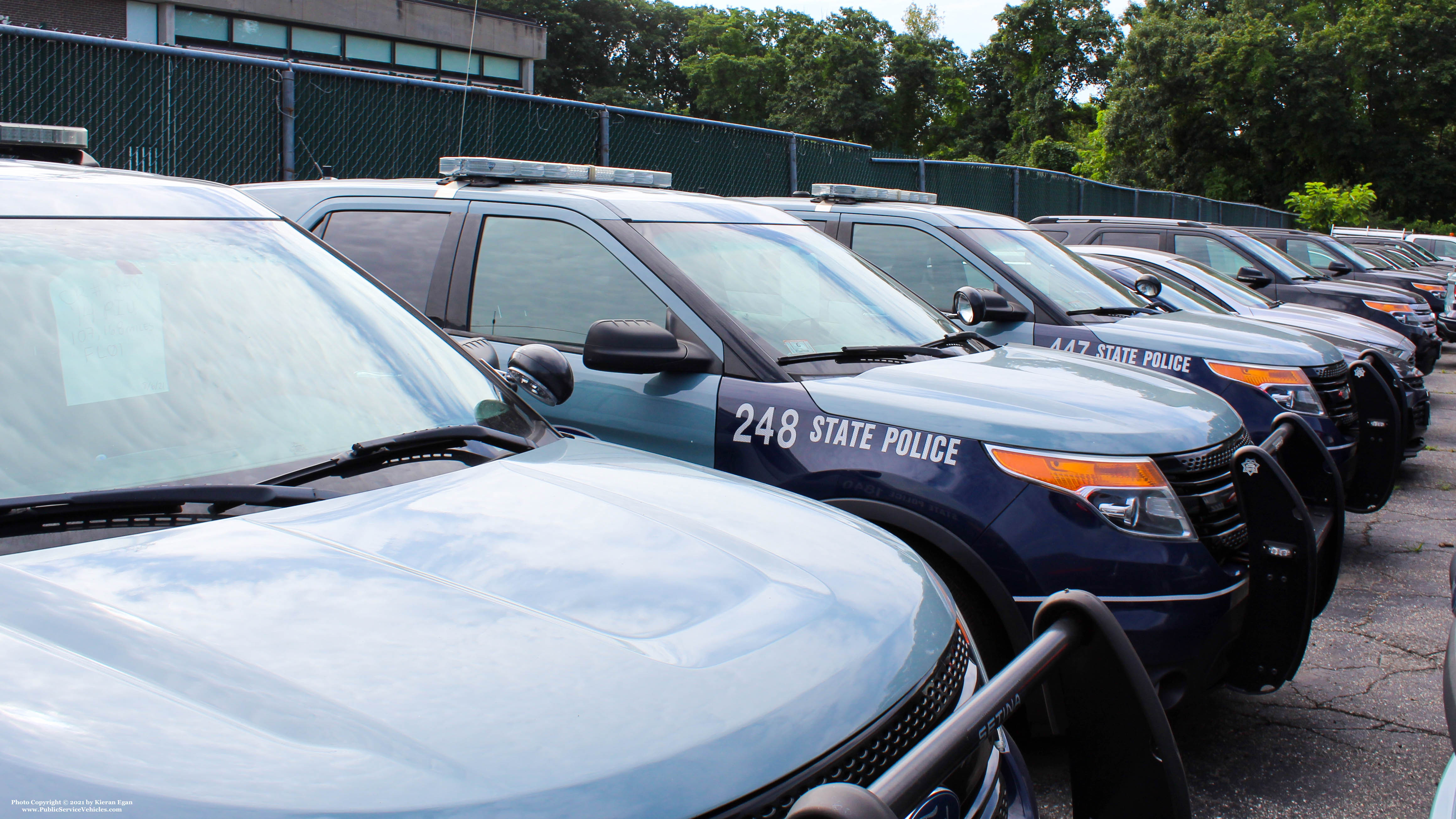 A photo  of Massachusetts State Police
            Cruiser 248, a 2015 Ford Police Interceptor Utility             taken by Kieran Egan