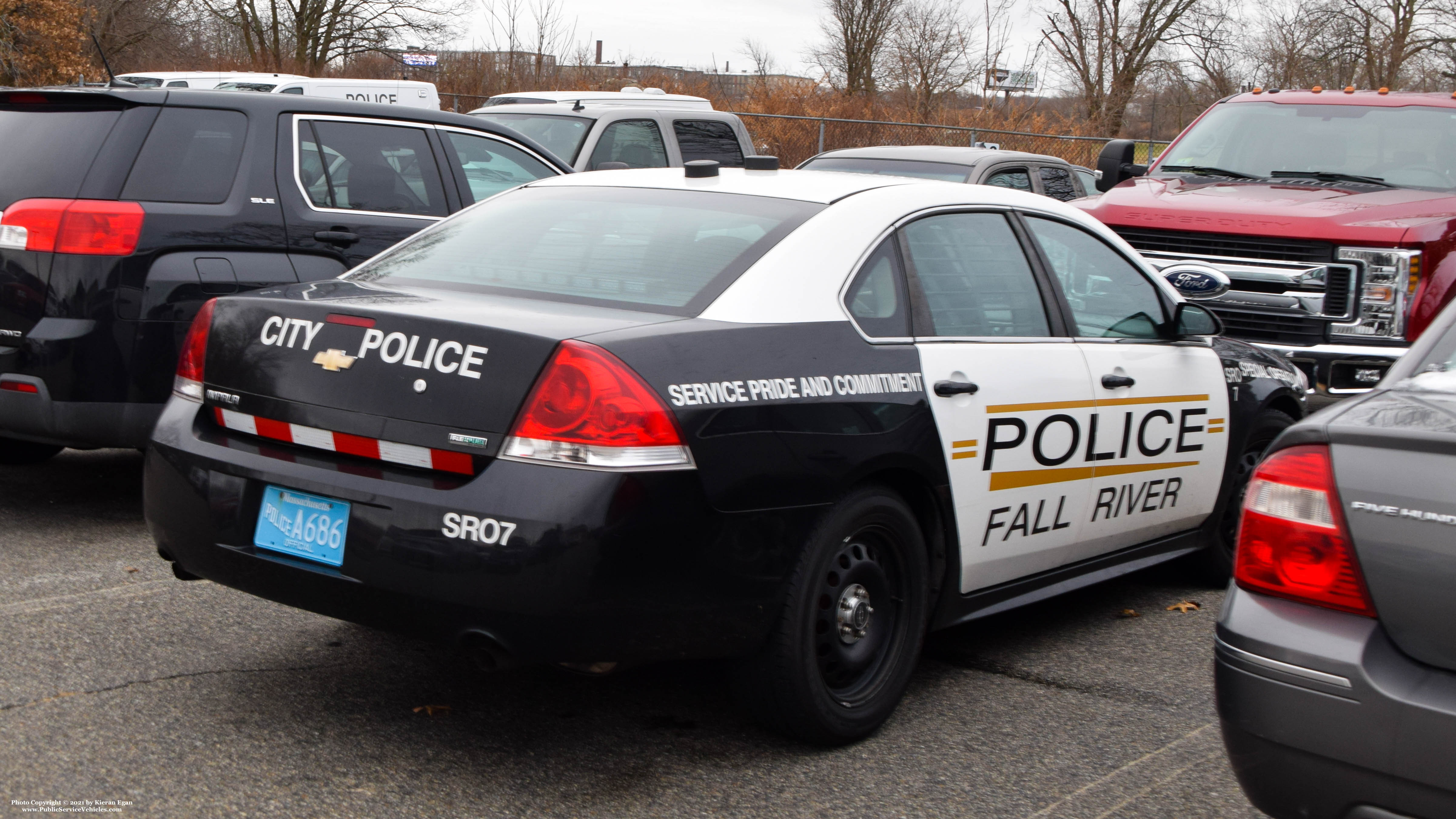 A photo  of Fall River Police
            SRO-7, a 2013 Chevrolet Impala             taken by Kieran Egan