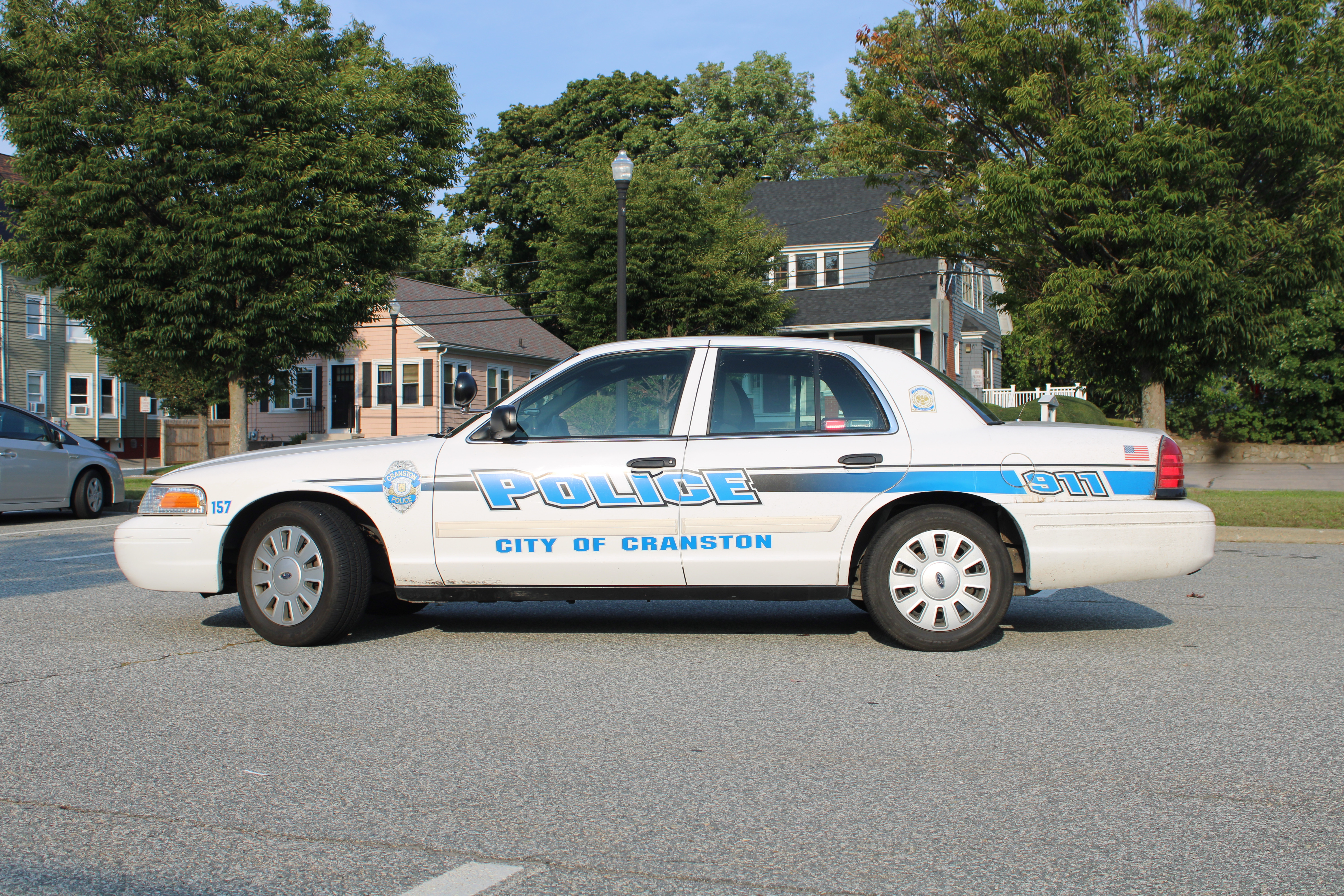 A photo  of Cranston Police
            Cruiser 157, a 2009-2011 Ford Crown Victoria Police Interceptor             taken by @riemergencyvehicles