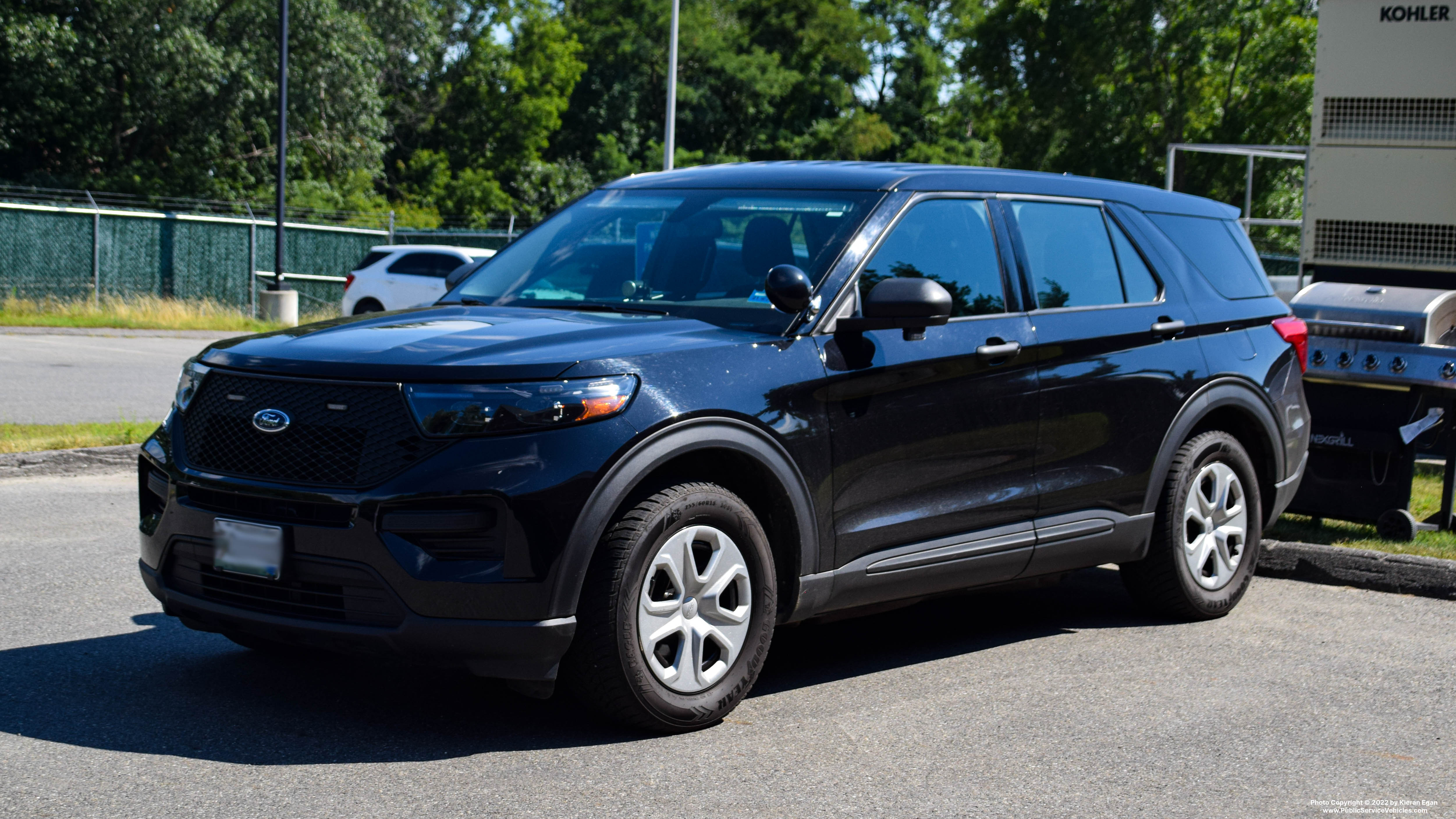 A photo  of Waterville Police
            Unmarked Unit, a 2020-2022 Ford Police Interceptor Utility             taken by Kieran Egan