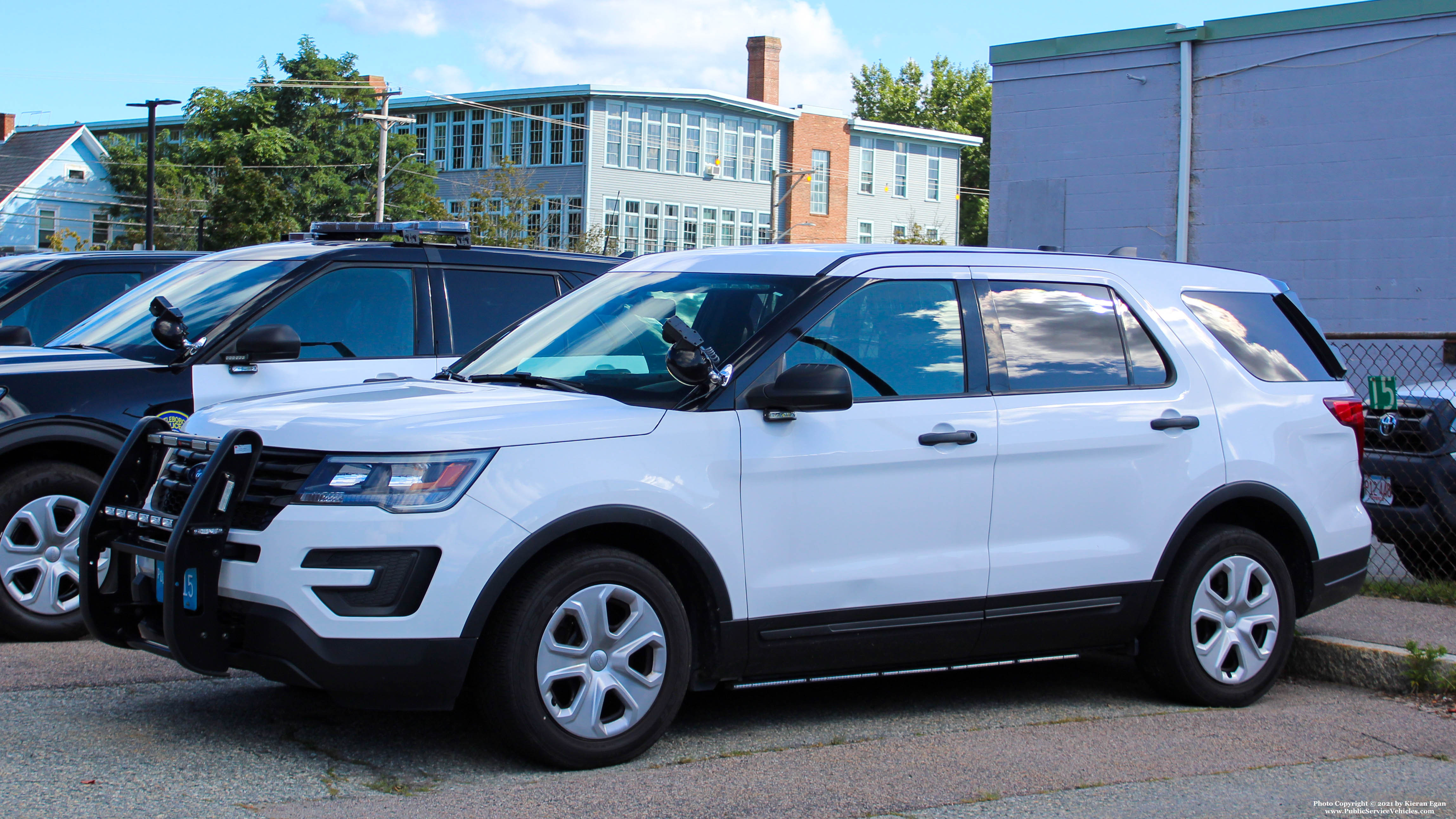 A photo  of Attleboro Police
            Car 15, a 2018 Ford Police Interceptor Utility             taken by Kieran Egan