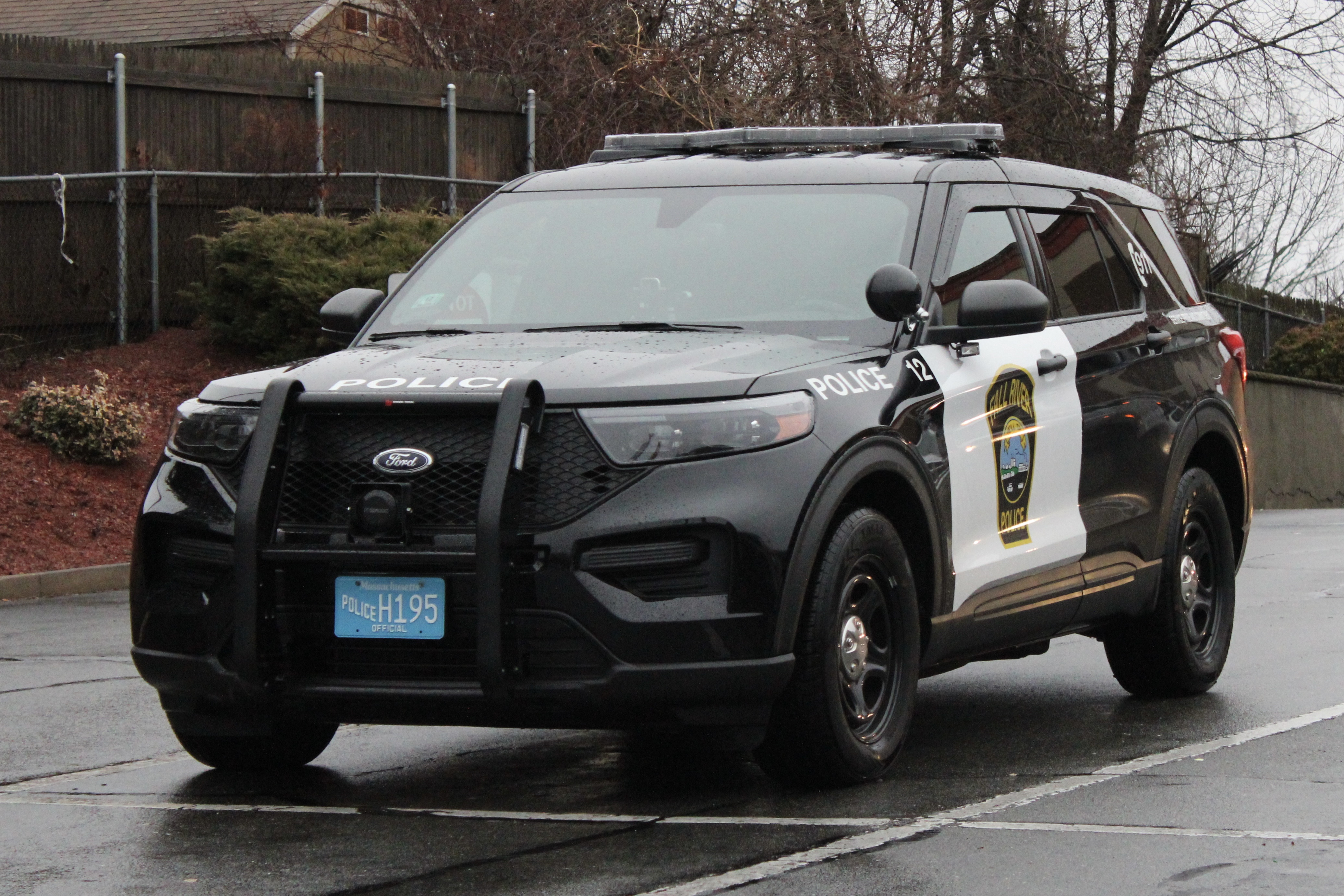 A photo  of Fall River Police
            Car 12, a 2022 Ford Police Interceptor Utility             taken by @riemergencyvehicles