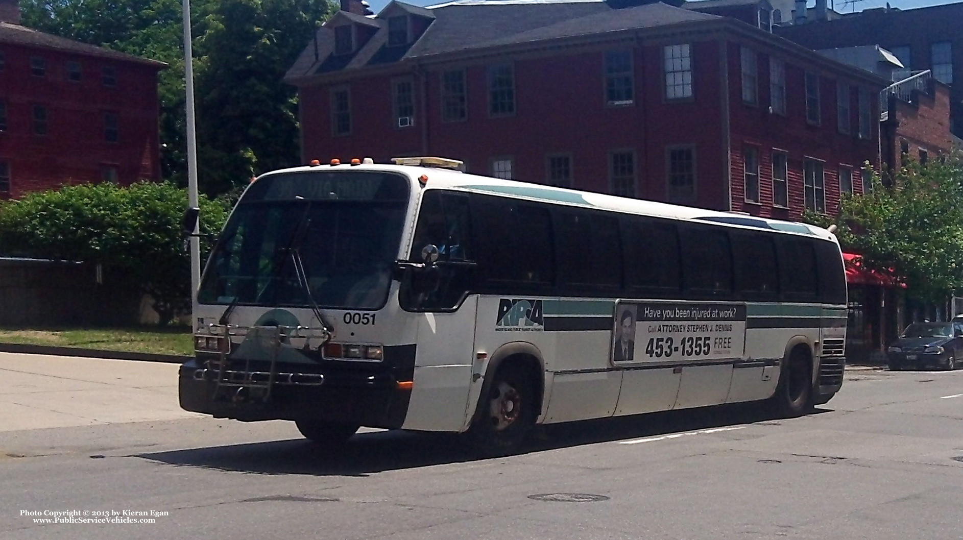 A photo  of Rhode Island Public Transit Authority
            Bus 0051, a 2000 Nova Bus RTS T82VN             taken by Kieran Egan