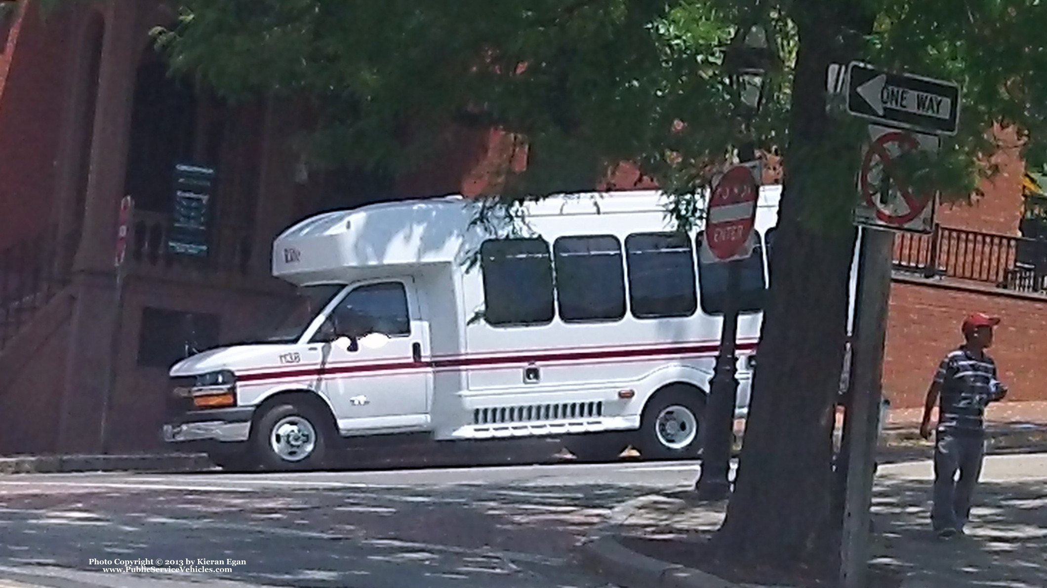 A photo  of Rhode Island Public Transit Authority
            Paratransit Bus 21138, a 2011 Chevrolet 4500 Bus             taken by Kieran Egan
