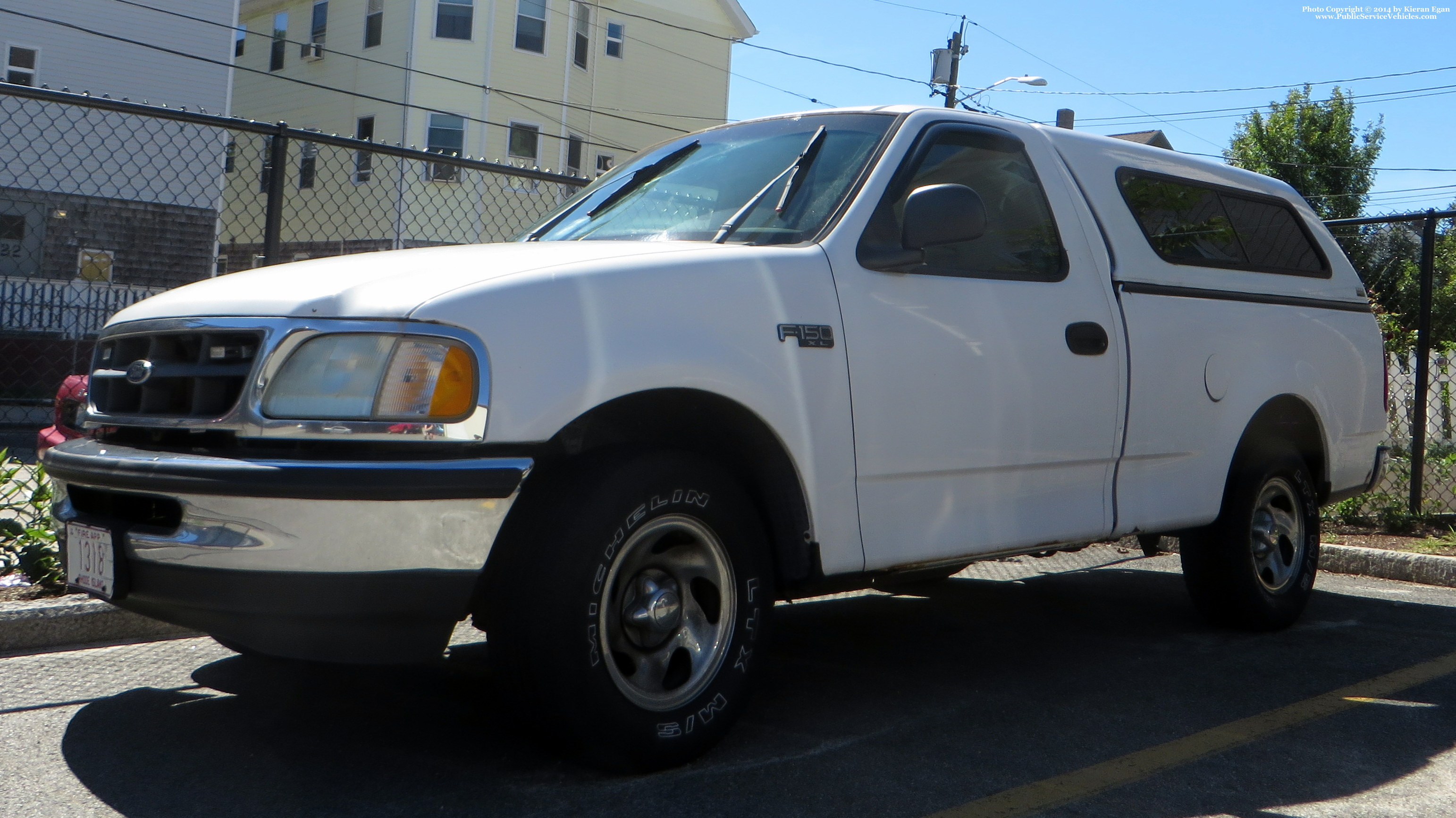 A photo  of Central Falls Fire
            Truck 2, a 1997-2004 Ford F-150             taken by Kieran Egan